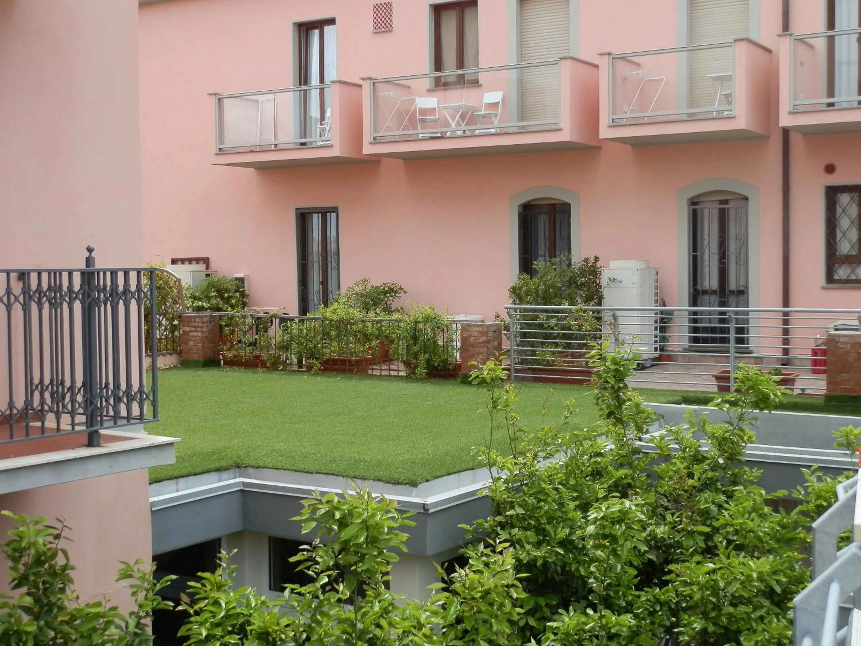 Patio in Hotel Lucerna