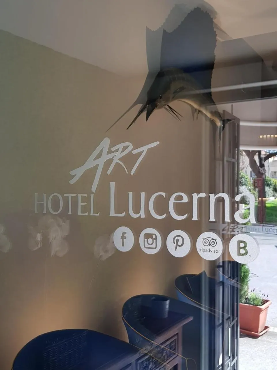 Property logo or sign in Hotel Lucerna