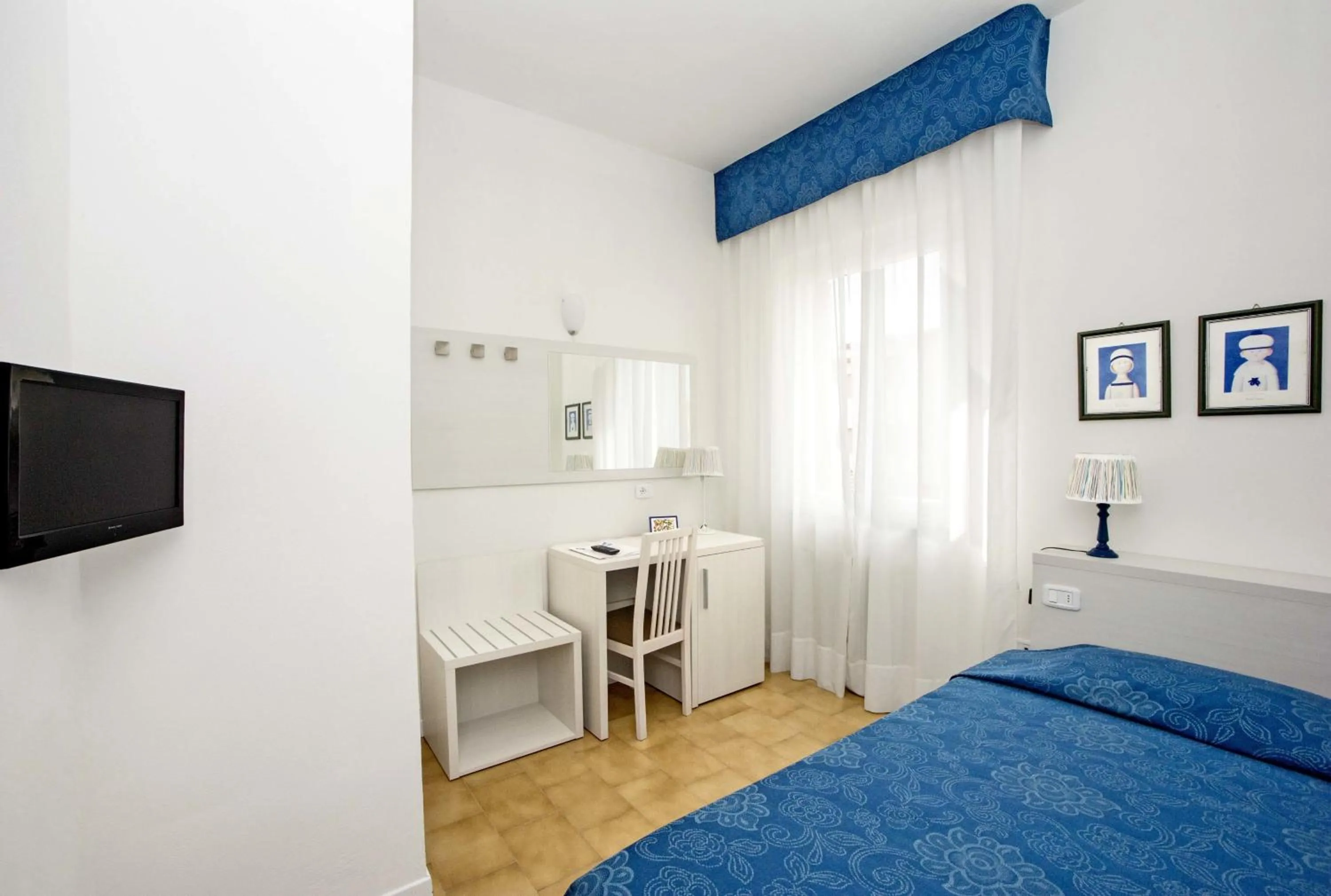 Decorative detail, Bed in Hotel Lucerna