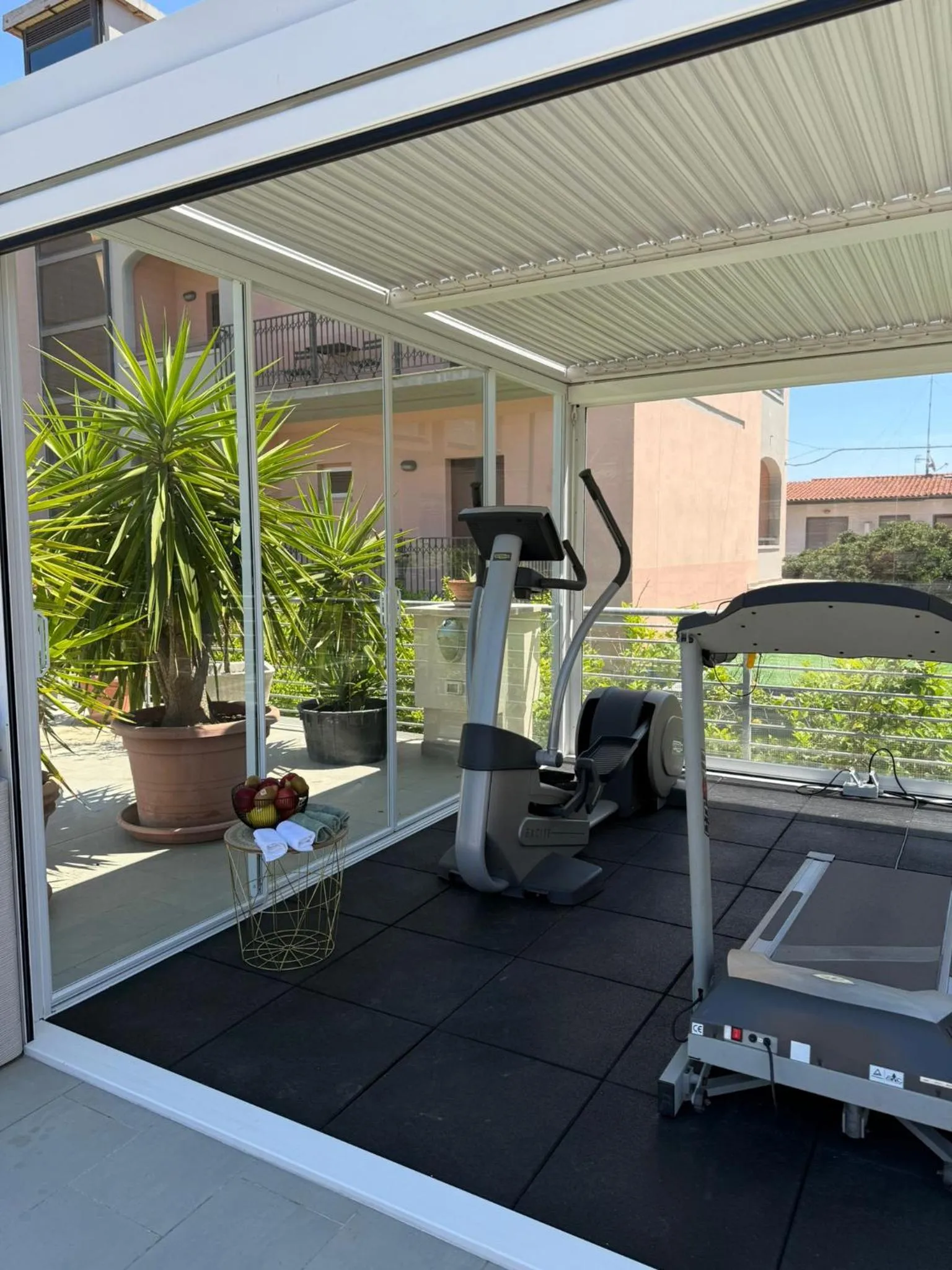 Fitness centre/facilities in Hotel Lucerna