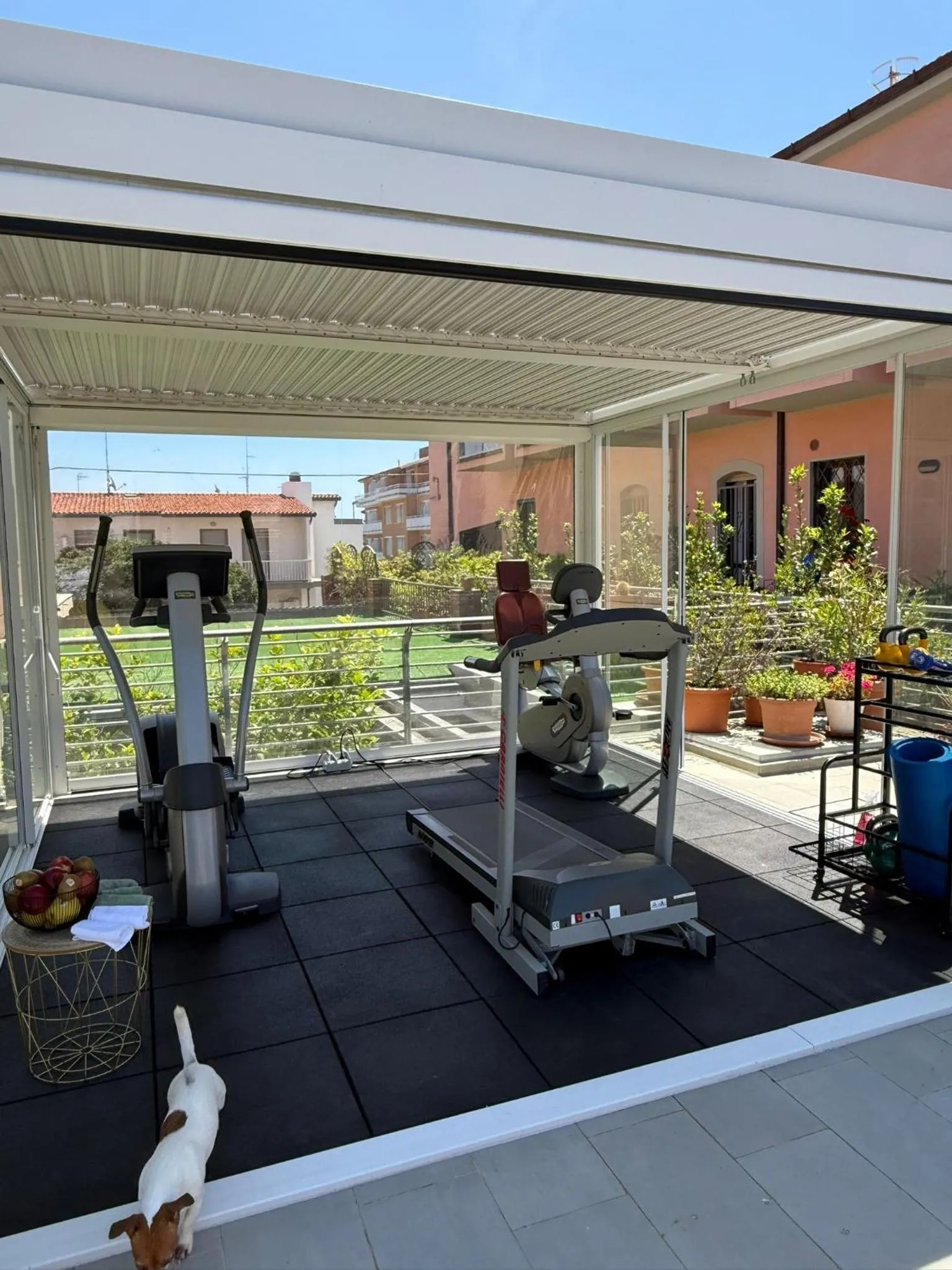 Fitness centre/facilities in Hotel Lucerna