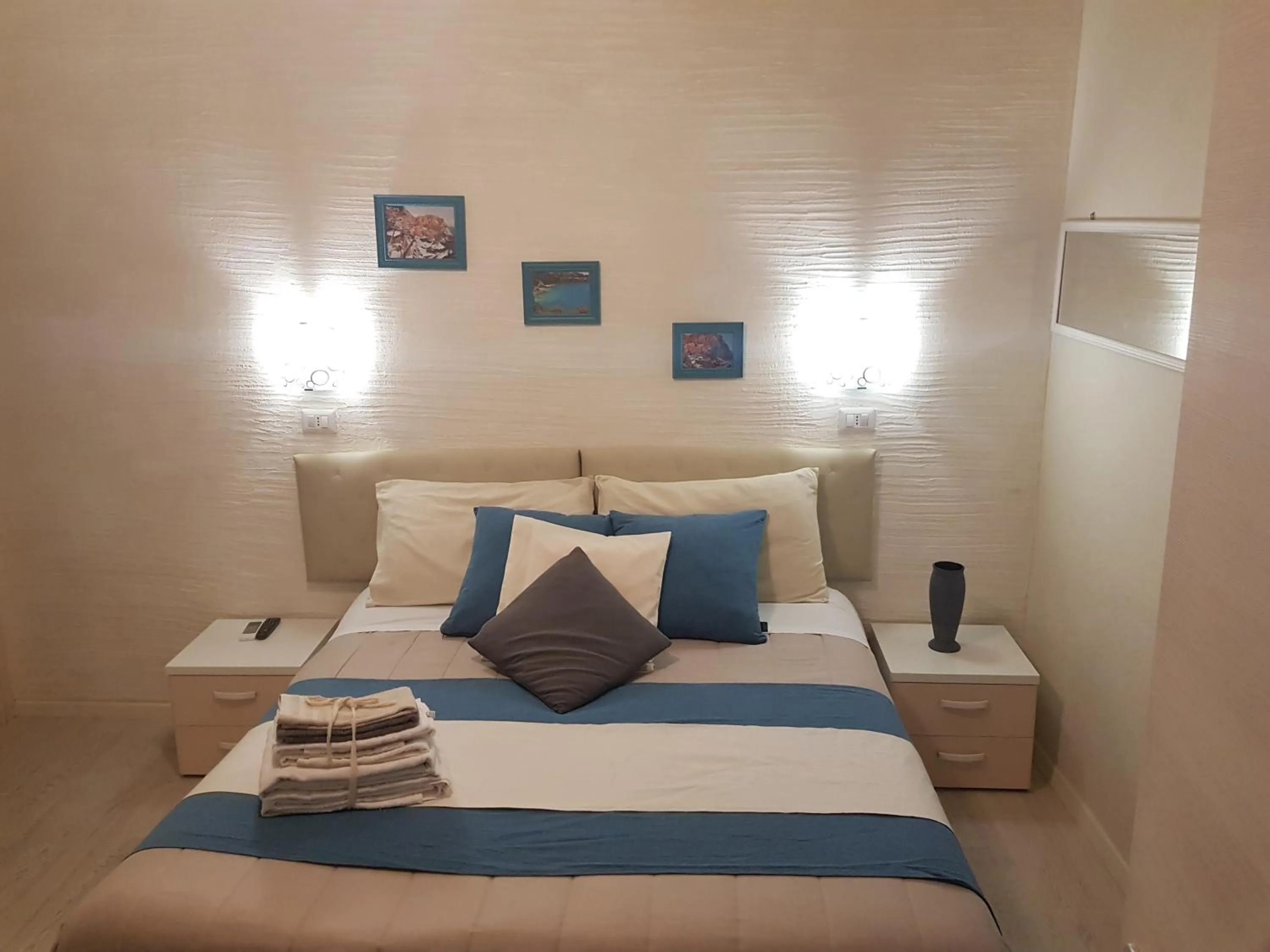 Bed in Il Quadrifoglio guesthouse