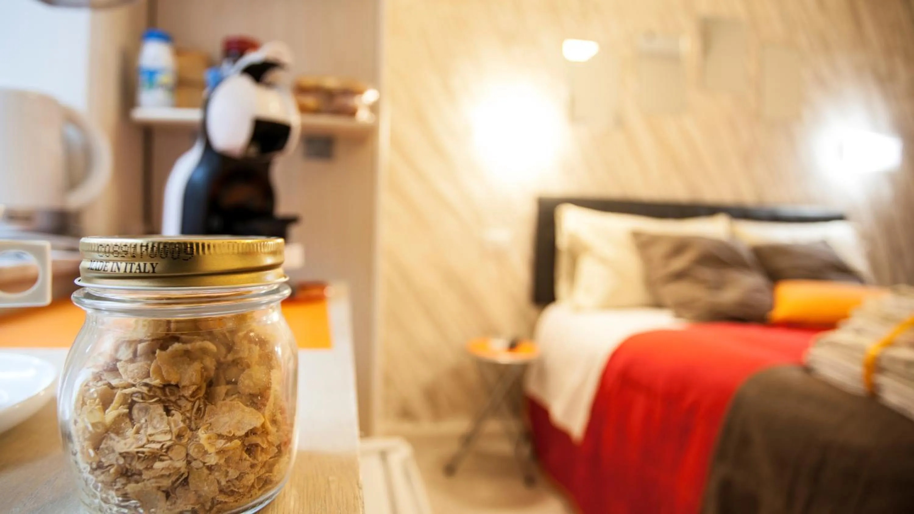 Bed in Il Quadrifoglio guesthouse