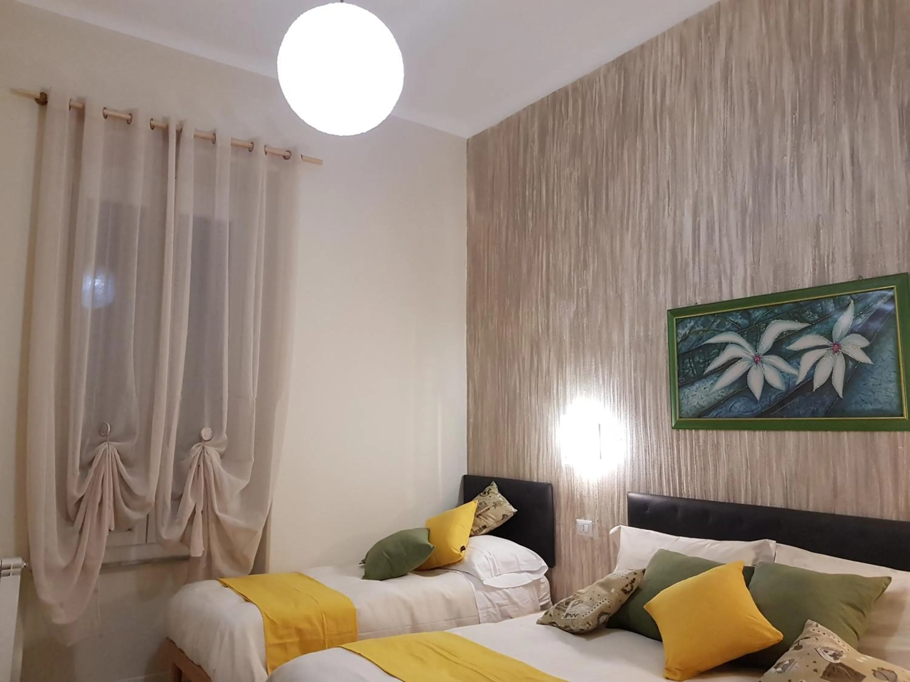 Bed in Il Quadrifoglio guesthouse