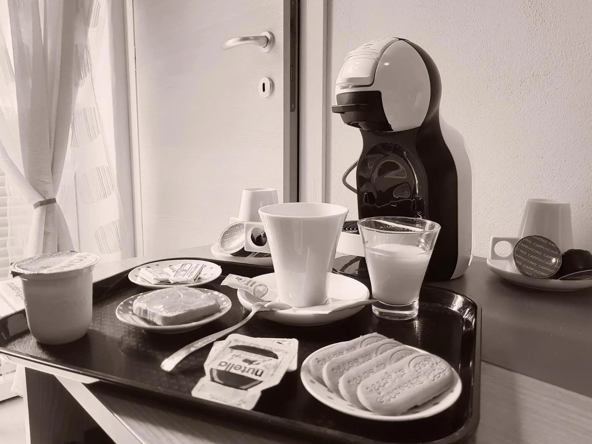 Italian breakfast in Il Quadrifoglio guesthouse