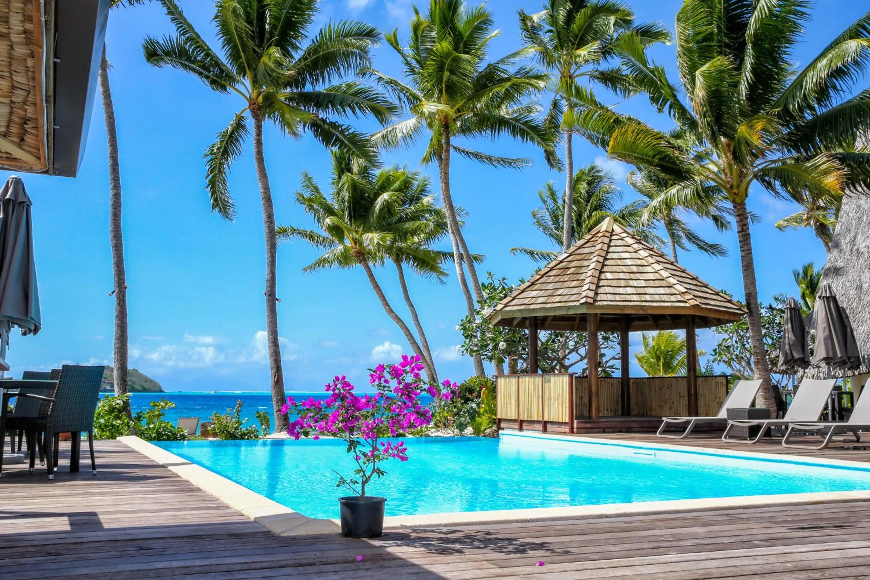 Swimming pool in ROYAL BORA BORA
