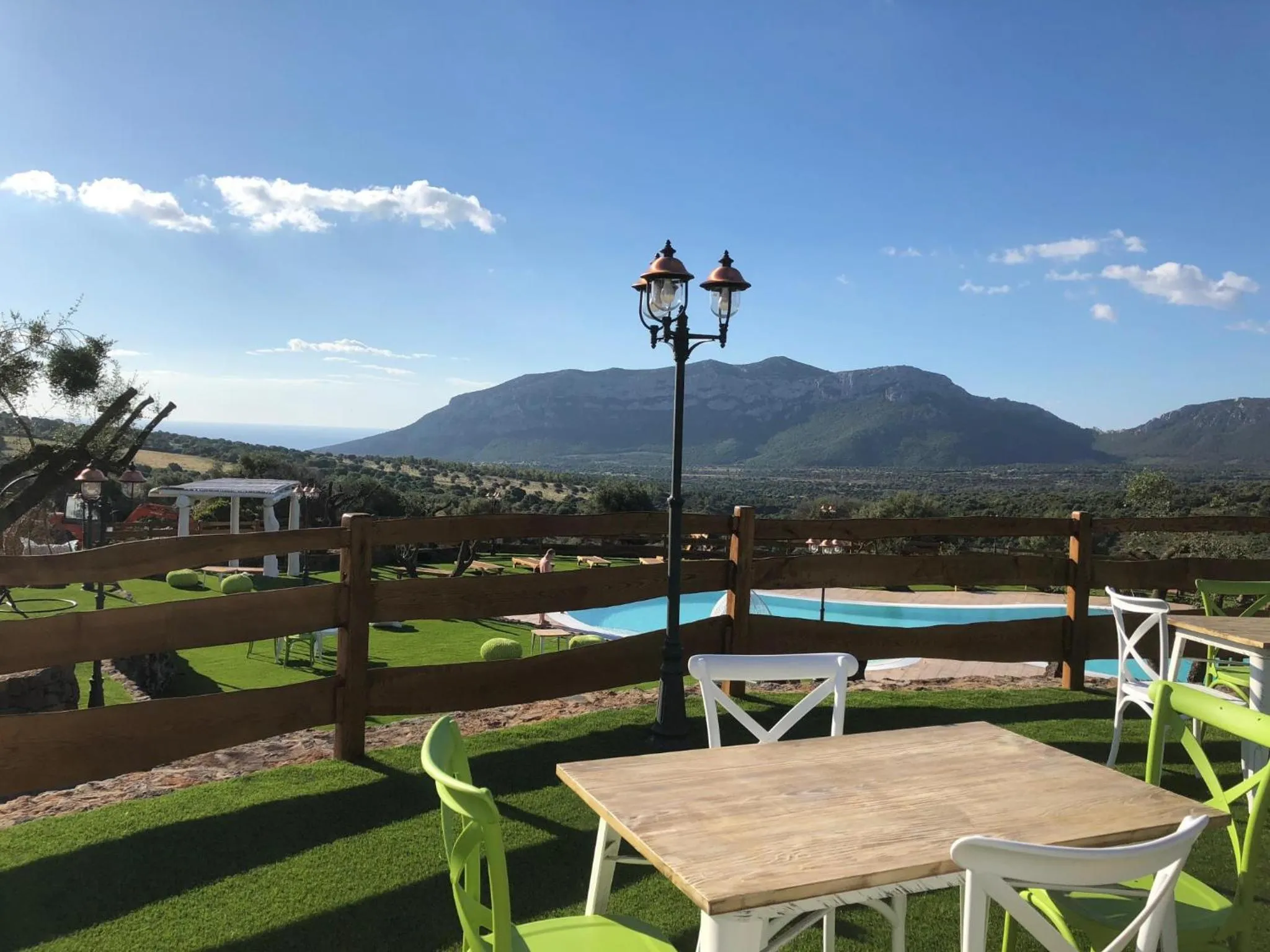 Patio in Country House S'Ozzastru