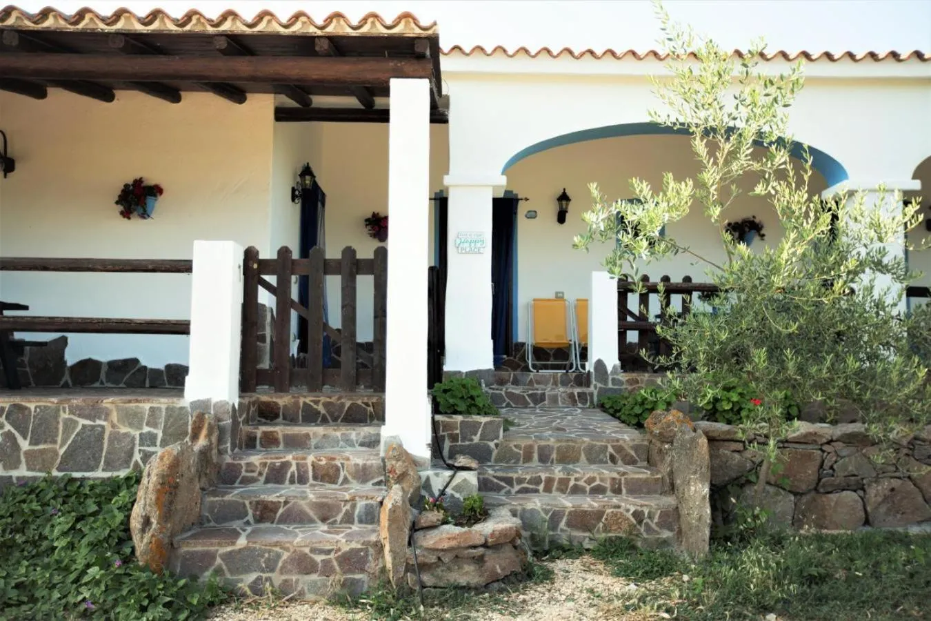 Patio in Country House S'Ozzastru