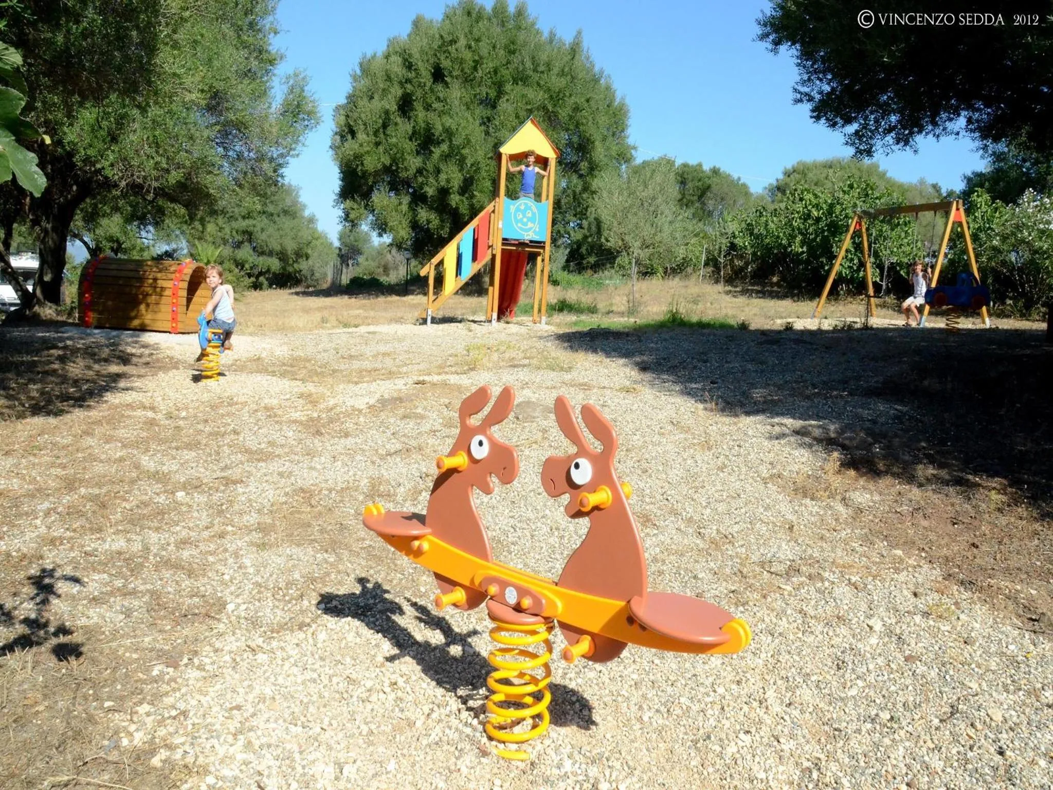 Children play ground in Country House S'Ozzastru