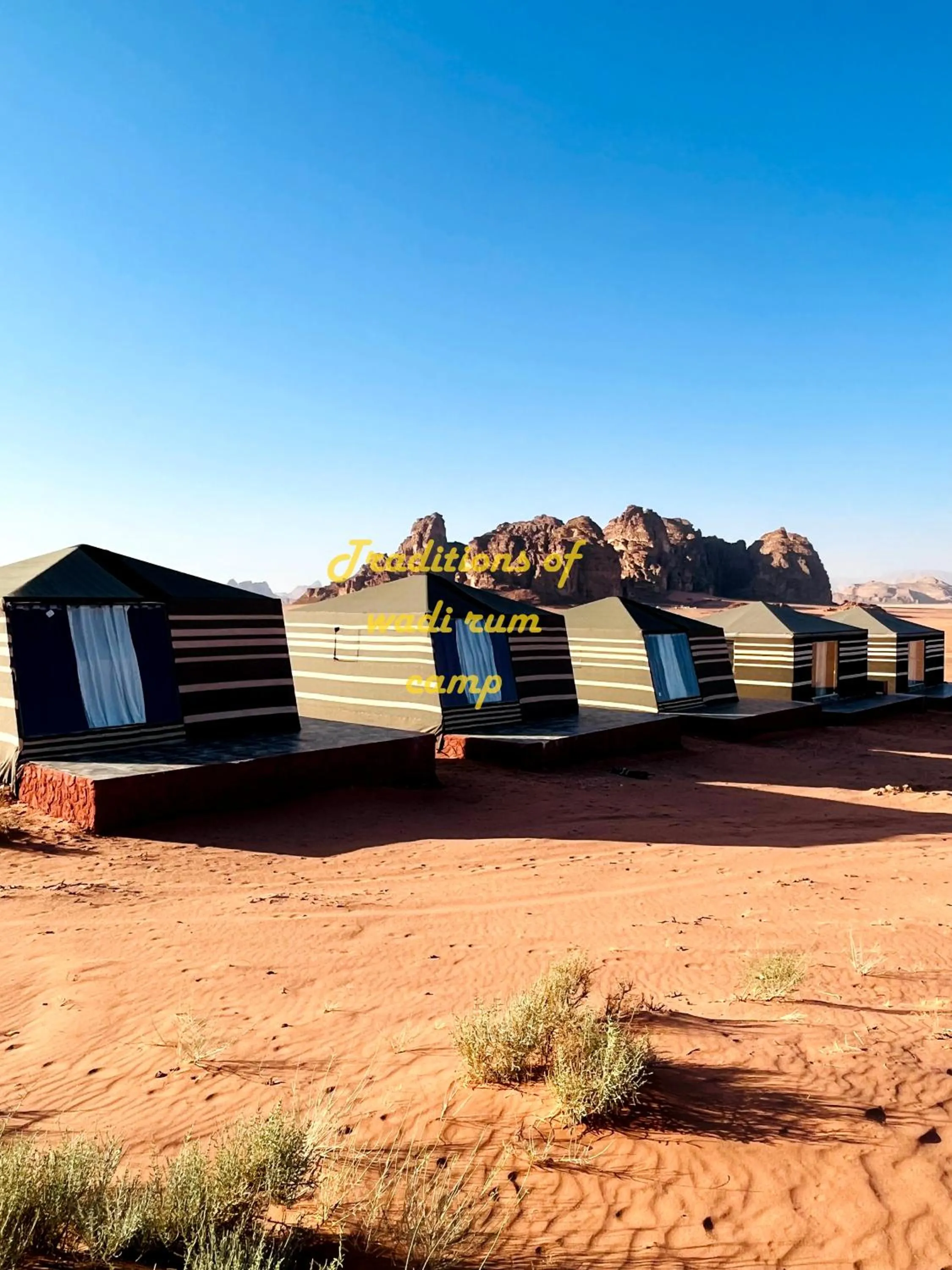 Traditions of Wadi Rum camp & jeep tour