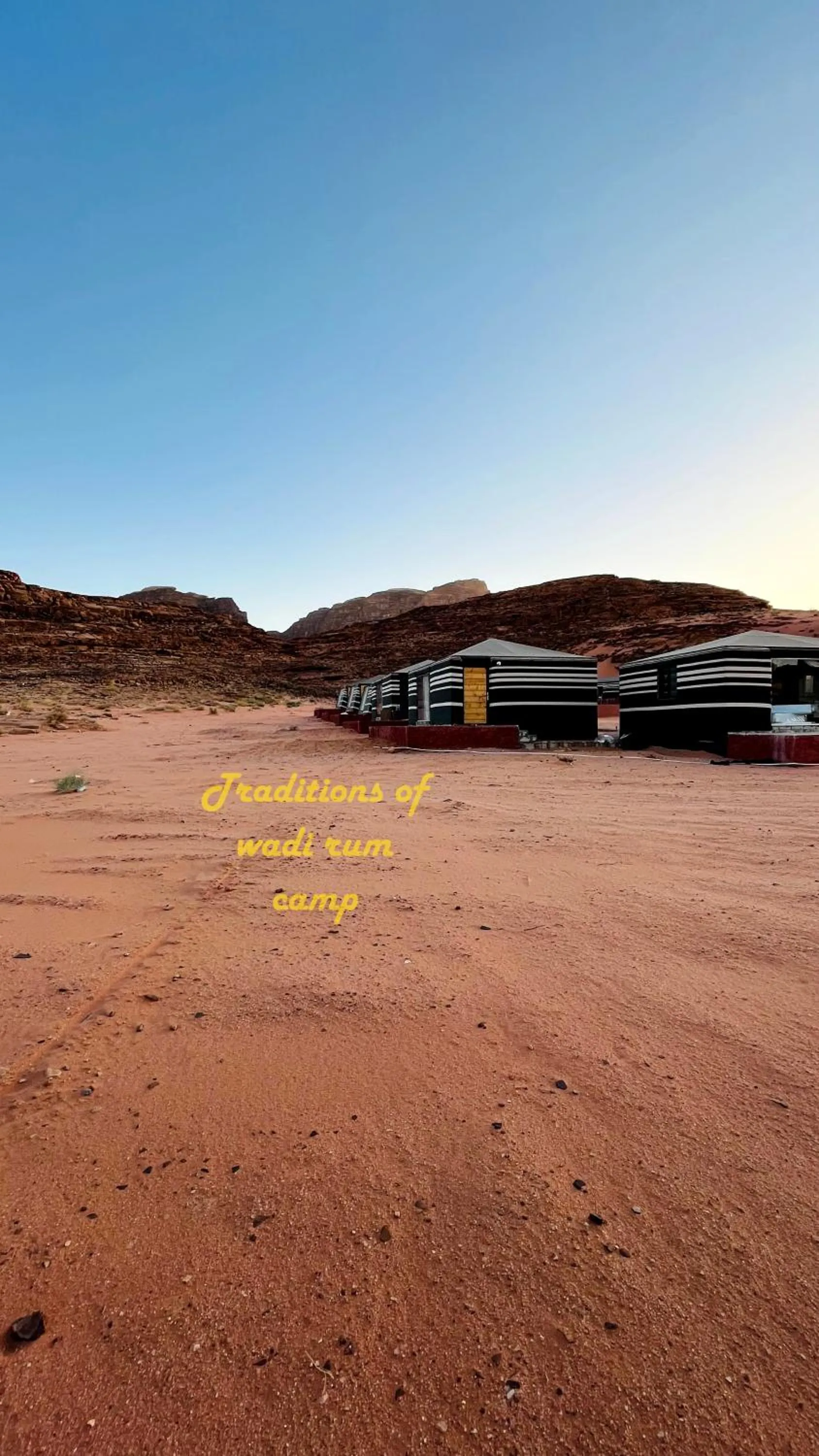 Traditions of Wadi Rum camp & jeep tour