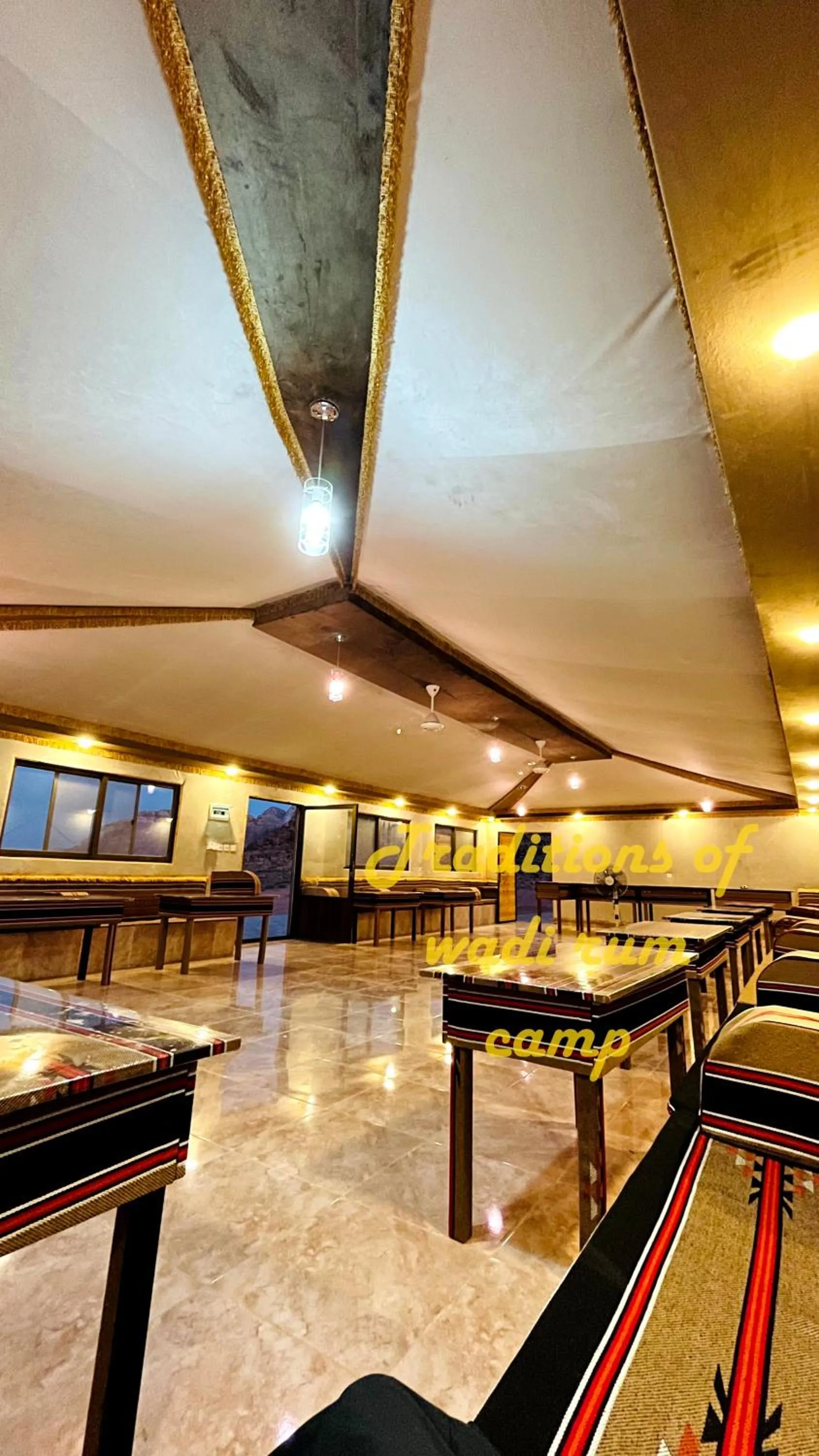 Restaurant/places to eat in Traditions of Wadi Rum camp & jeep tour