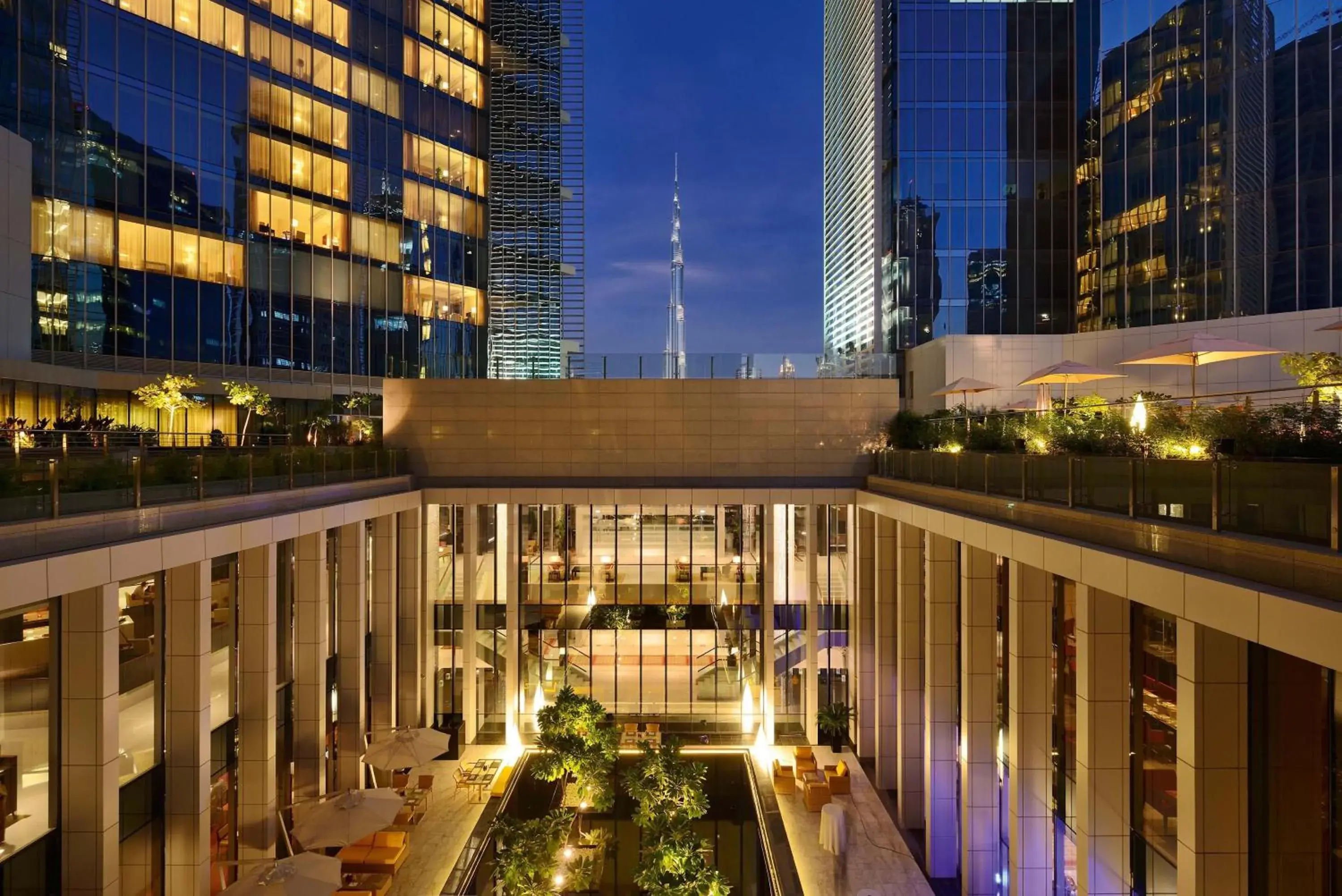 Property building in Anantara Downtown Dubai Property building in Anantara Downtown Dubai