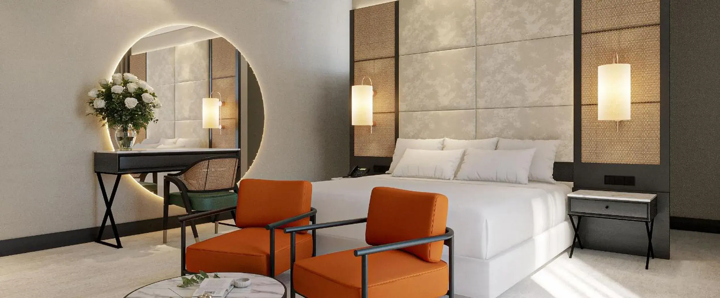 Bedroom in Anantara Downtown Dubai Bedroom in Anantara Downtown Dubai