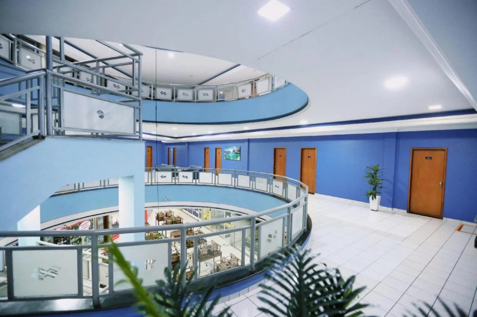 Inner courtyard view in SERRA AZUL PLAZA HOTEL