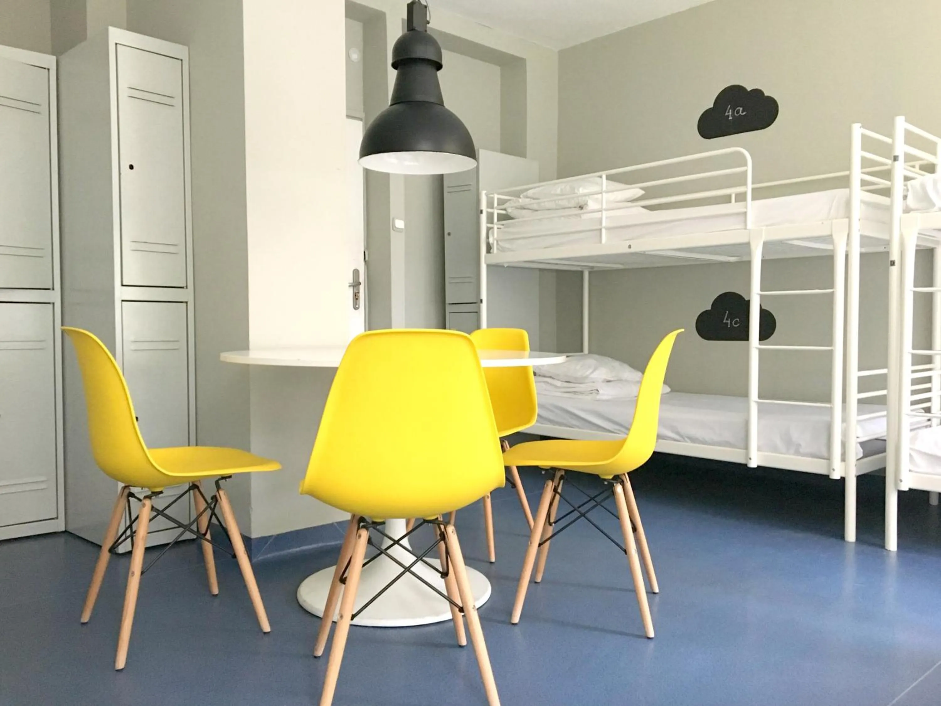 Dining area in Cloud Hostel