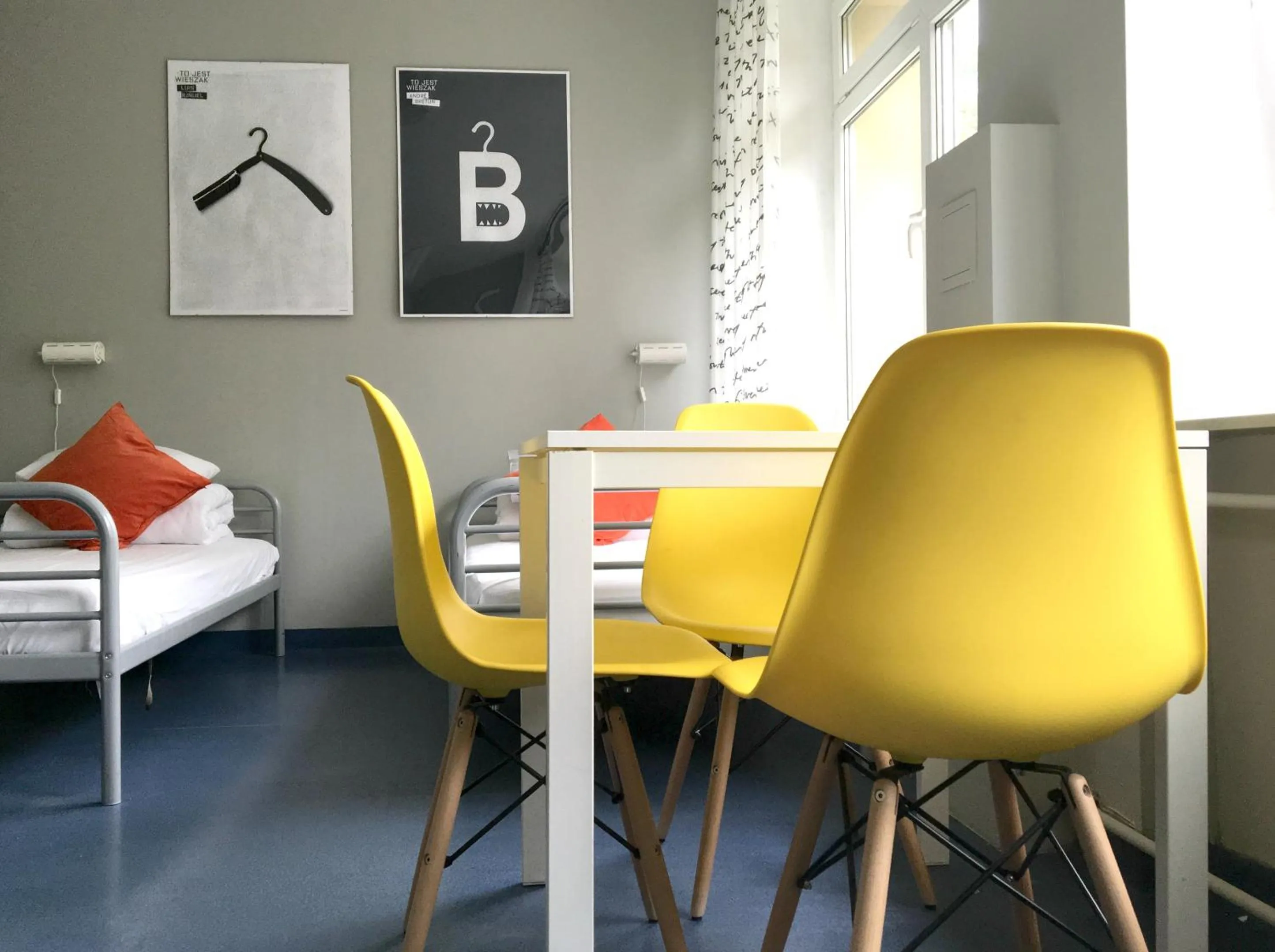 Dining area in Cloud Hostel