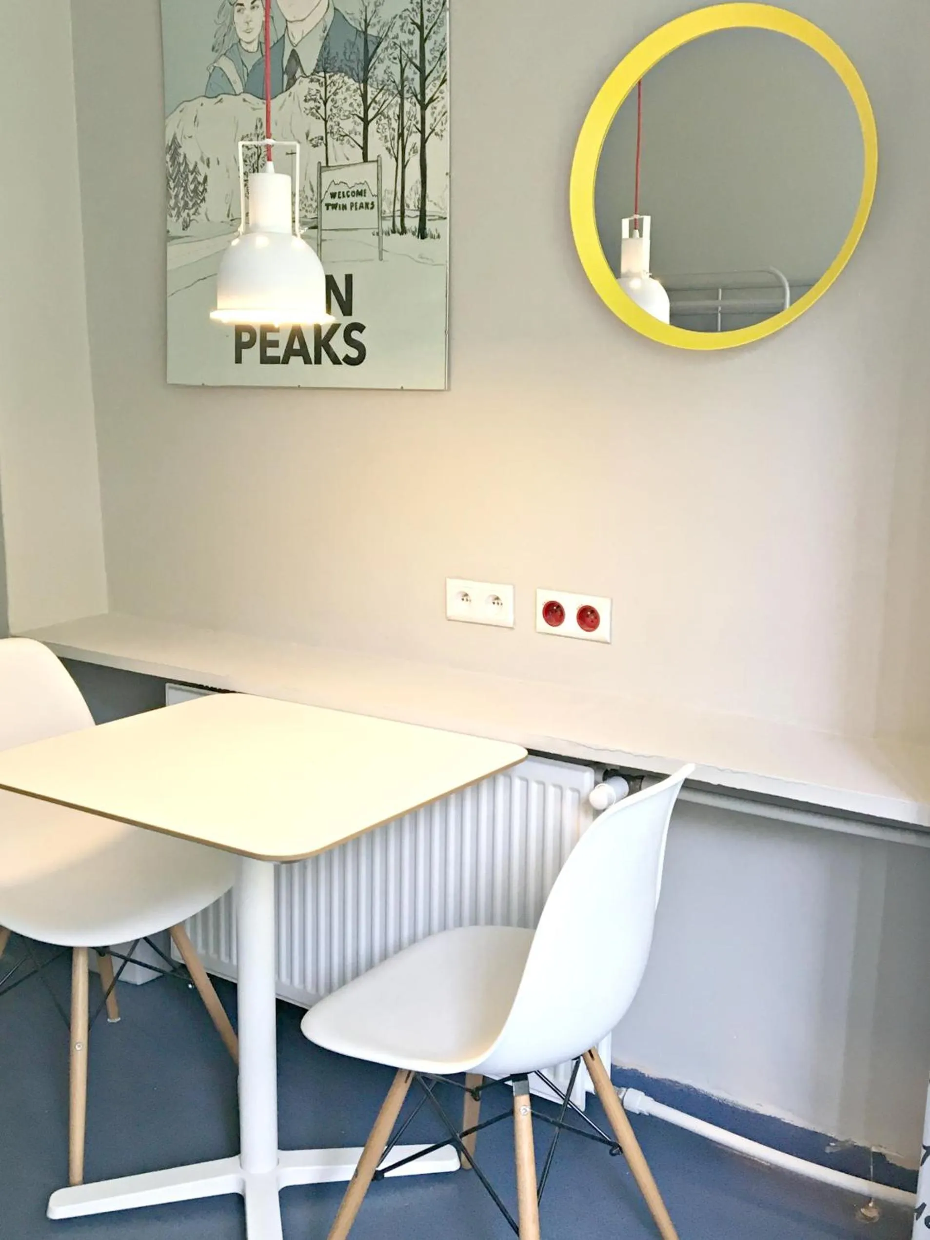 Dining area in Cloud Hostel