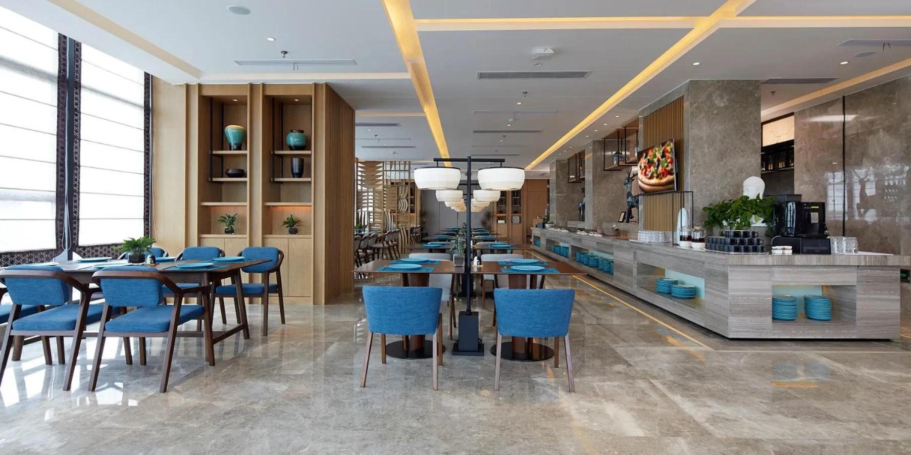 Restaurant/places to eat in SSAW Boutique Hotel Yangzhou