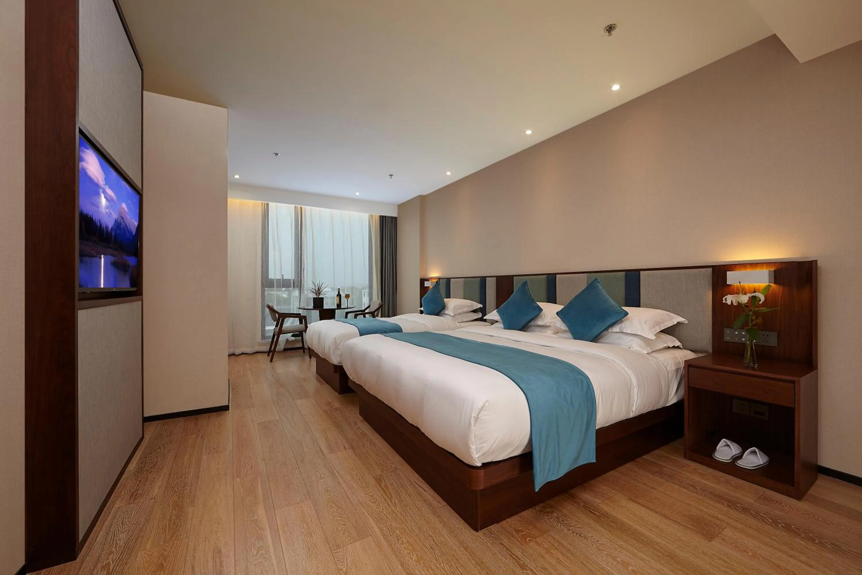 Bed in SSAW Boutique Hotel Yangzhou