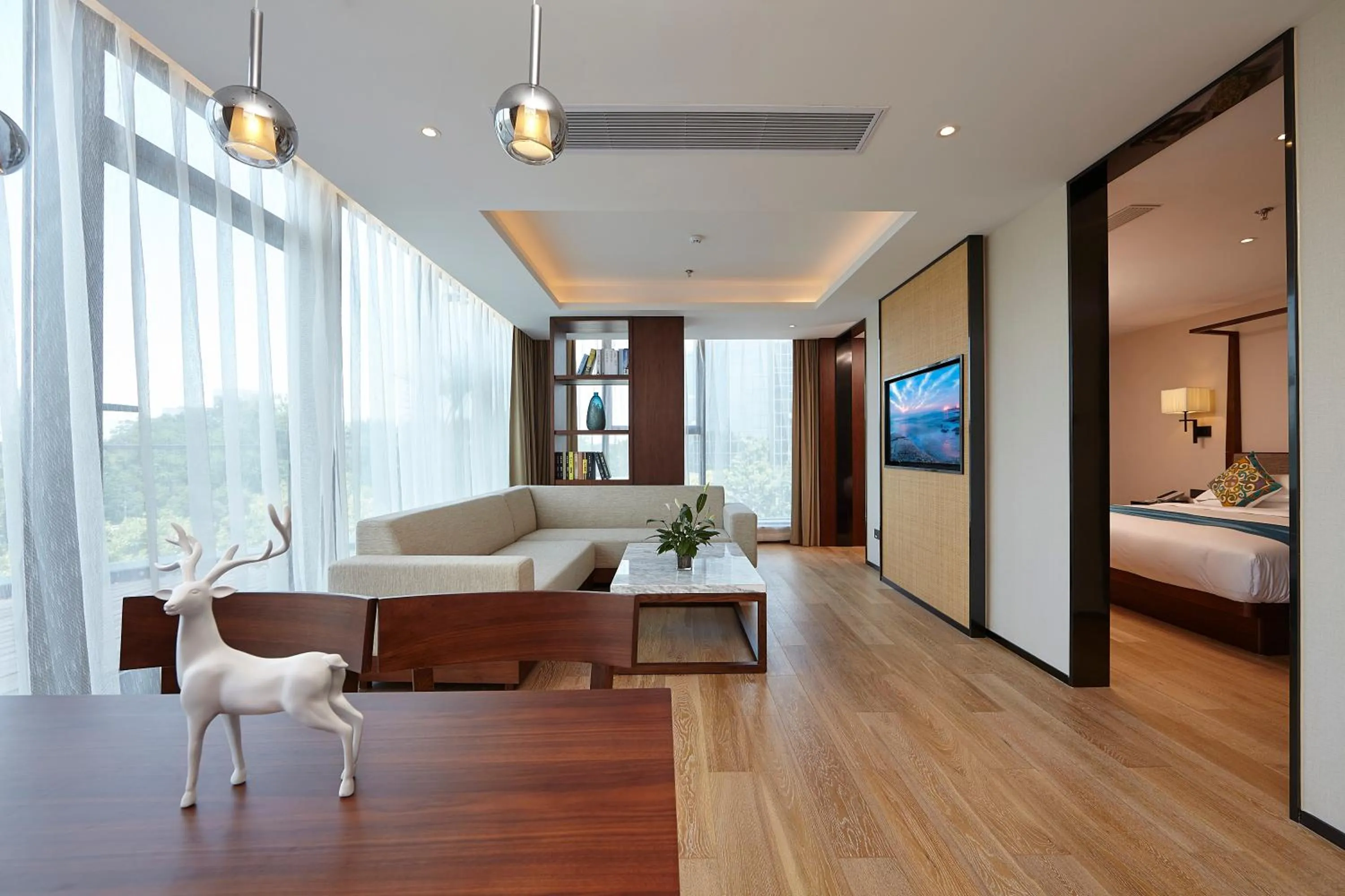 Living room in SSAW Boutique Hotel Yangzhou