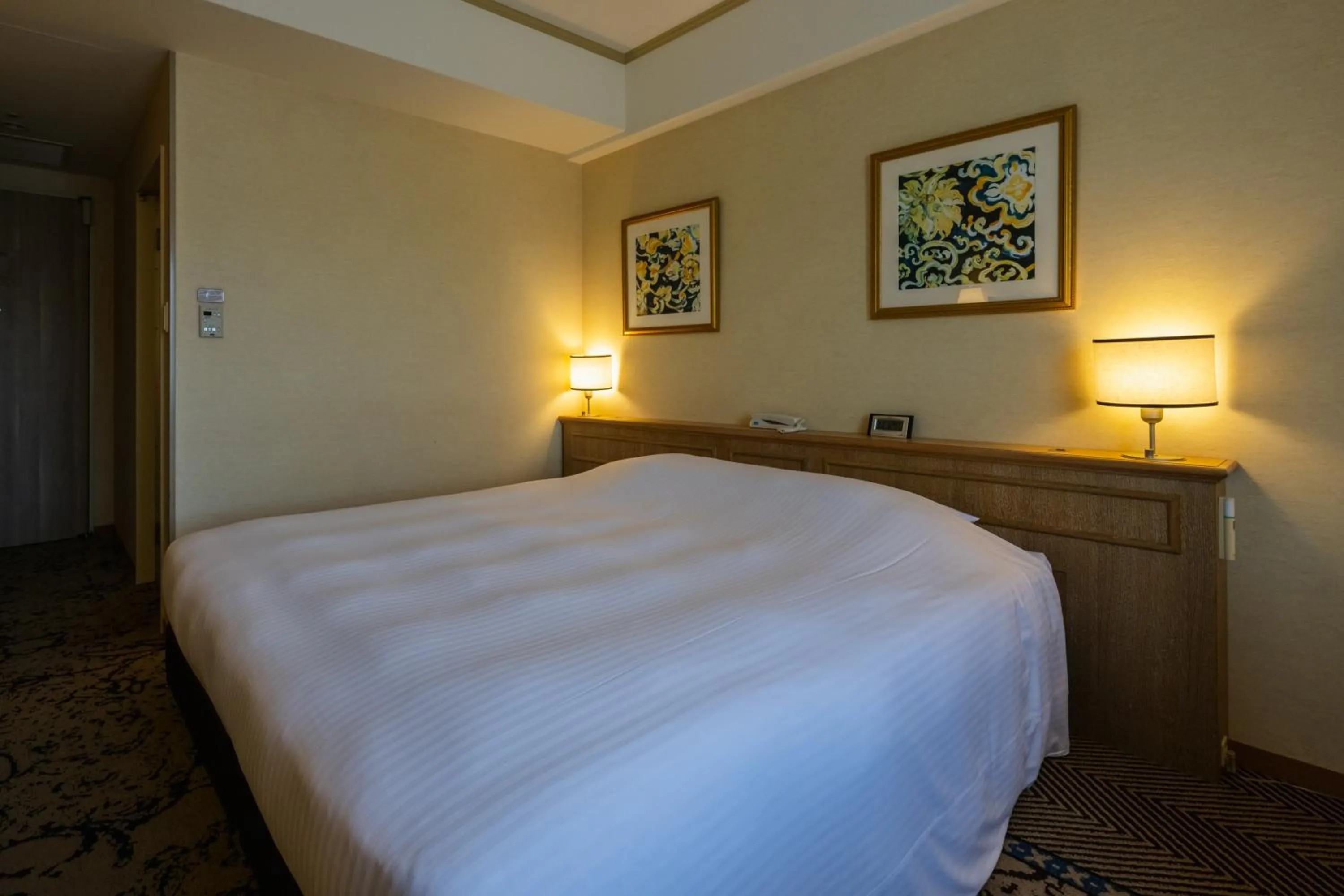 Bed in Hotel Nikko Huis Ten Bosch