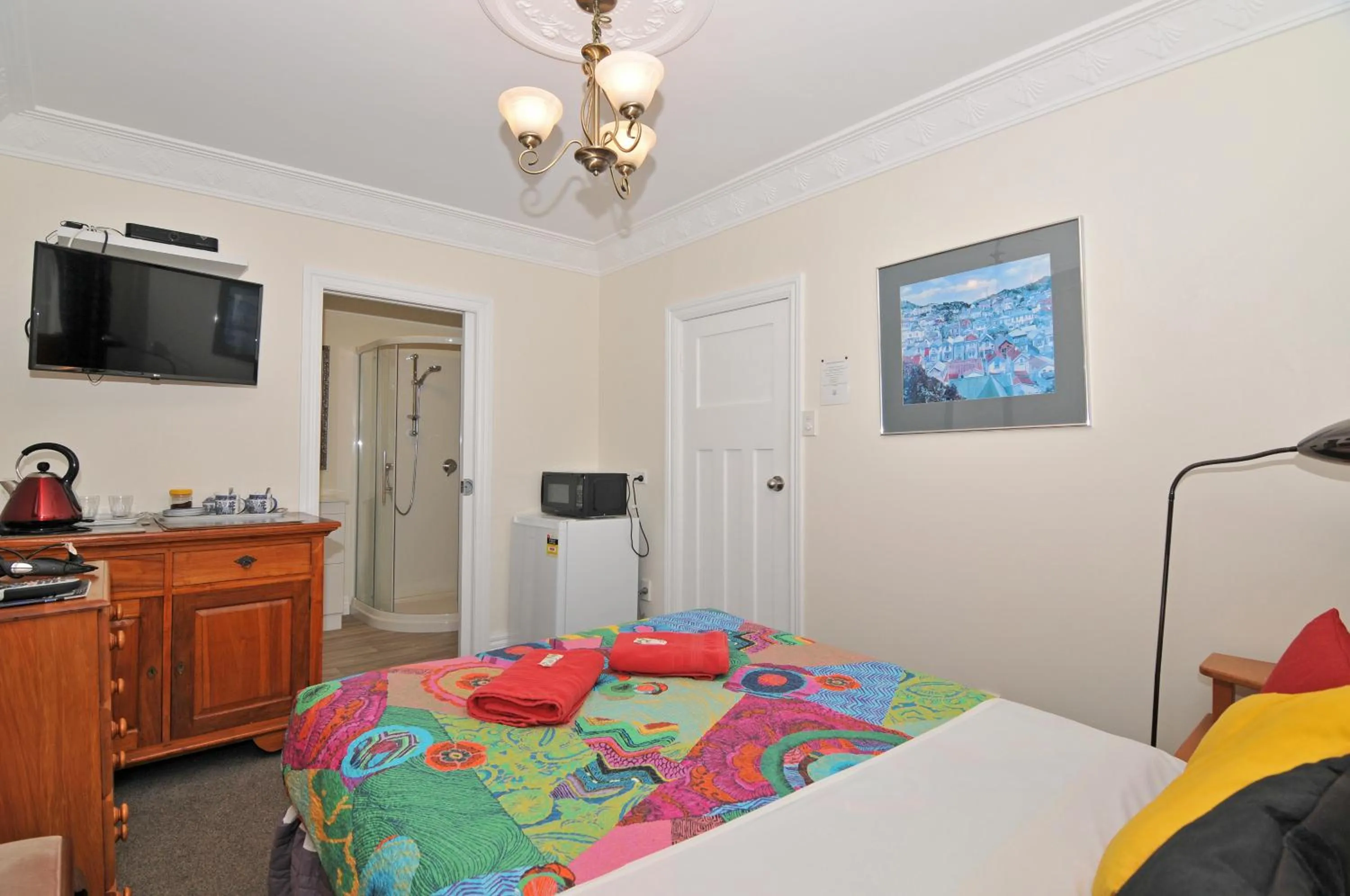 Bed in Richmond Guest House