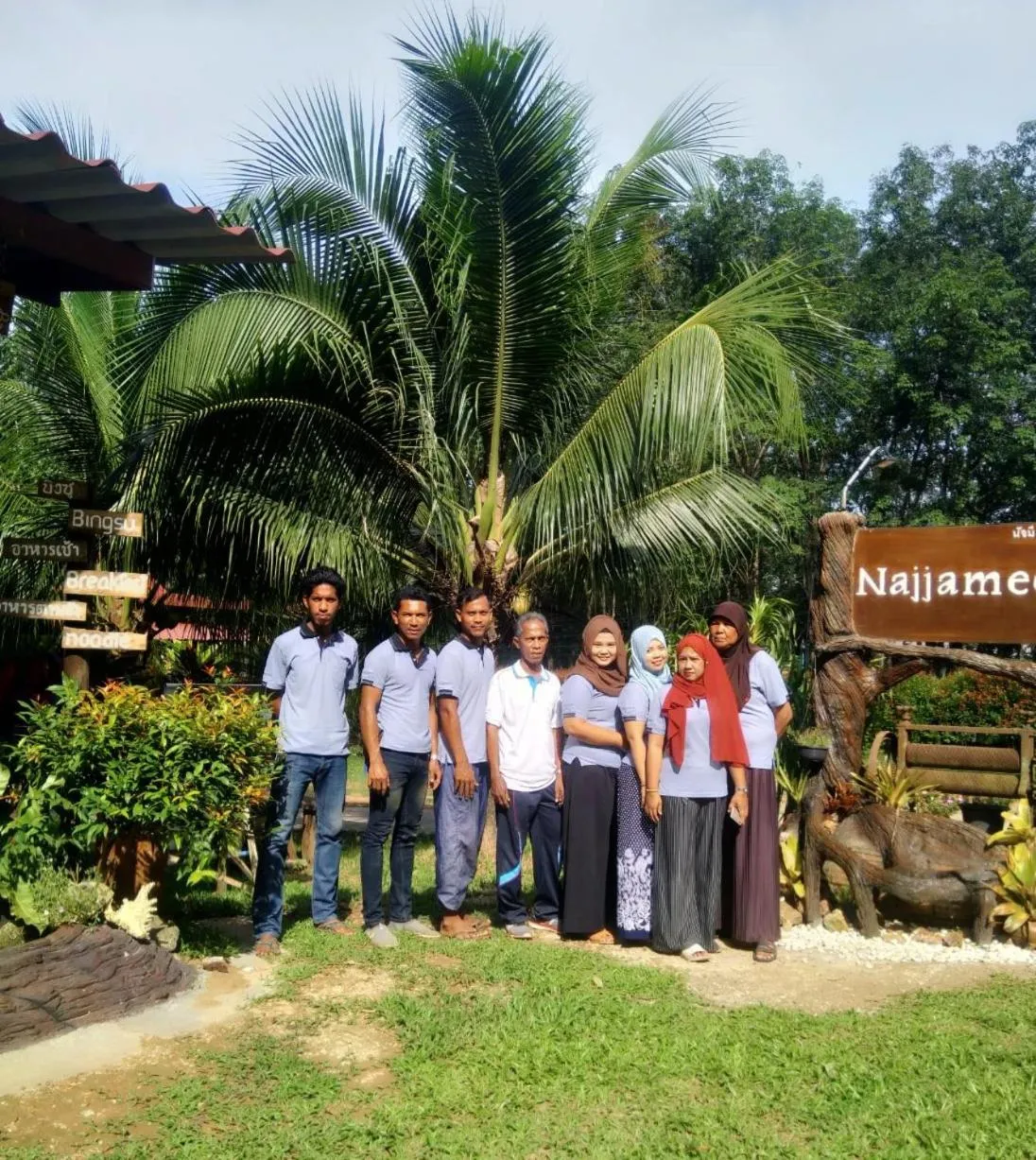 Staff in Najjamee Bungalows