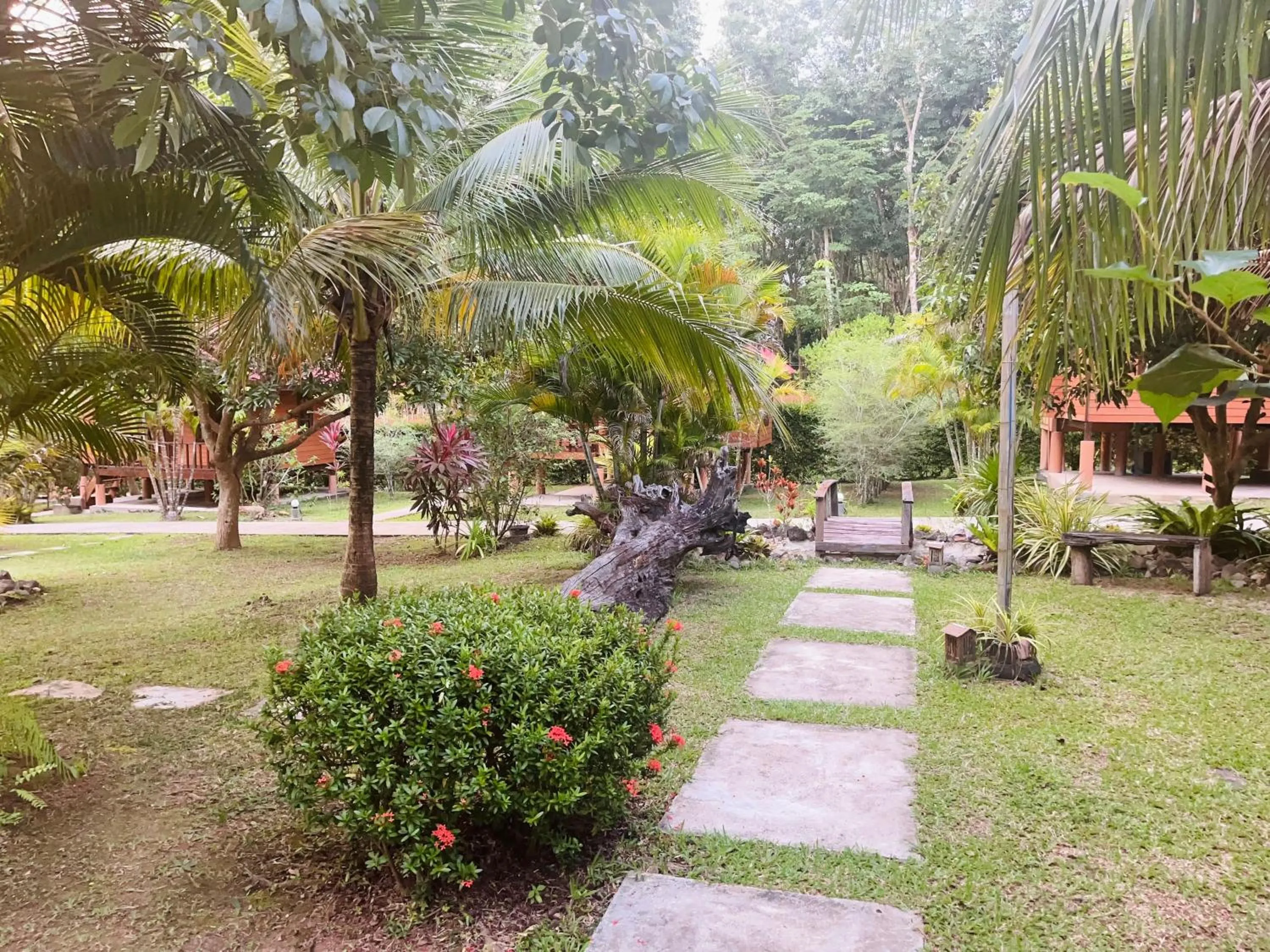 Garden in Najjamee Bungalows