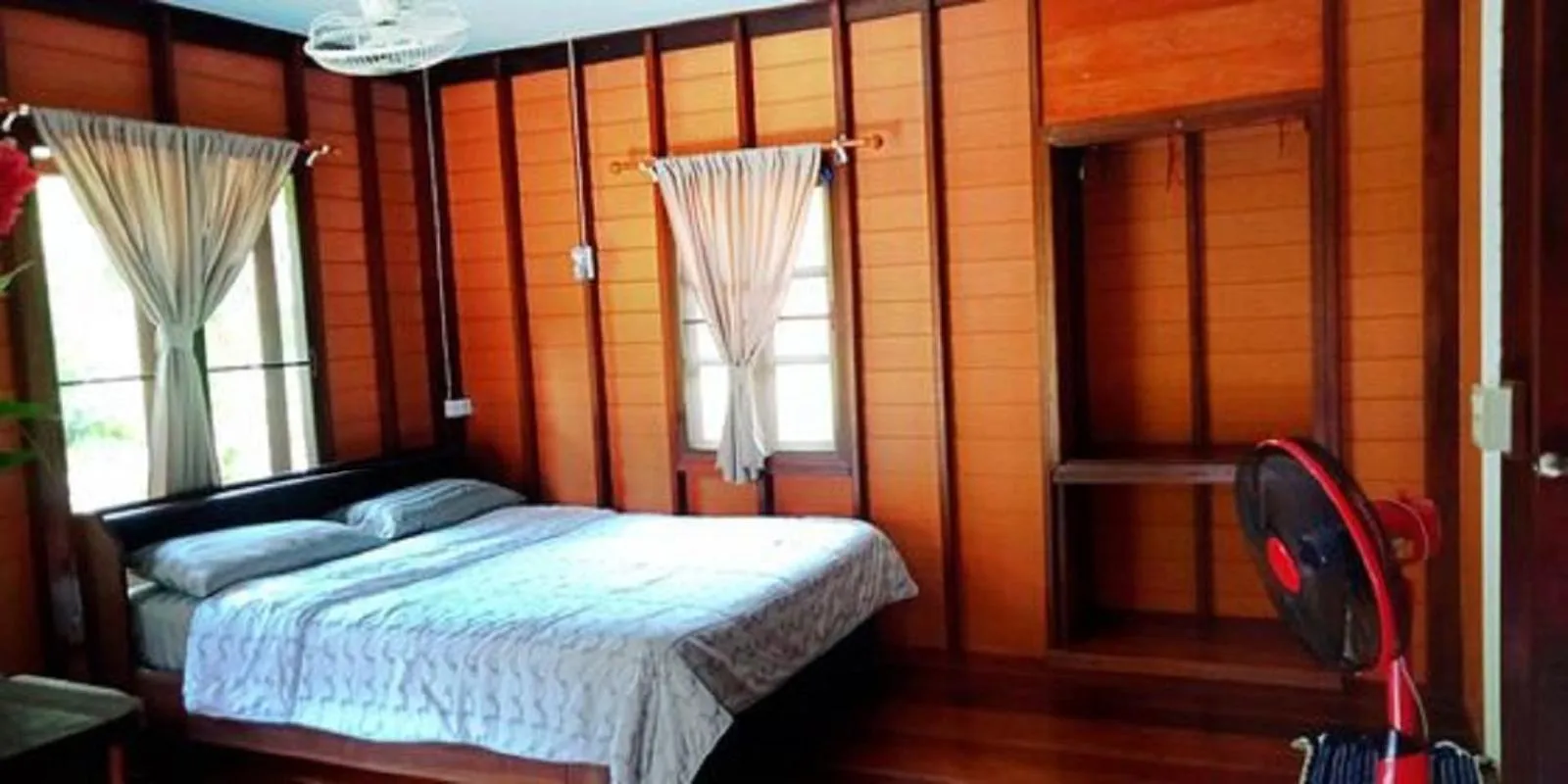 Bed in Najjamee Bungalows