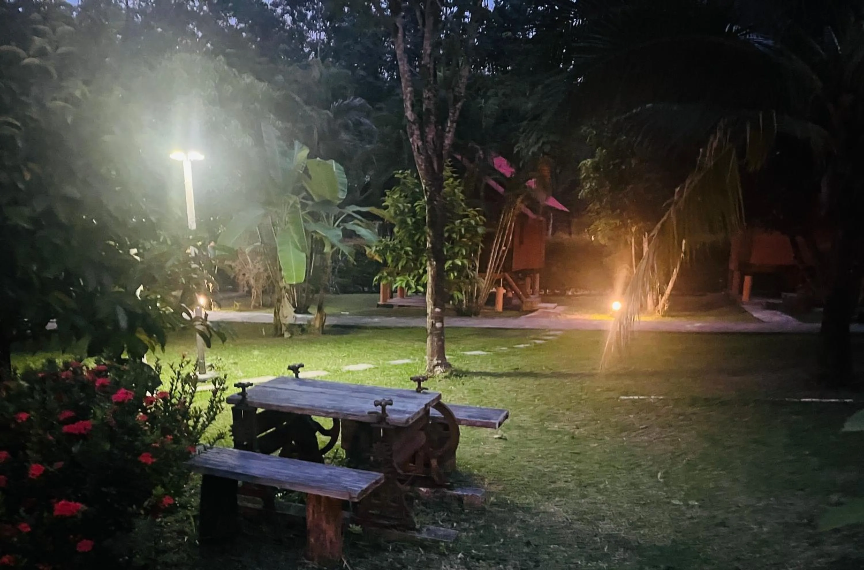 Garden view in Najjamee Bungalows