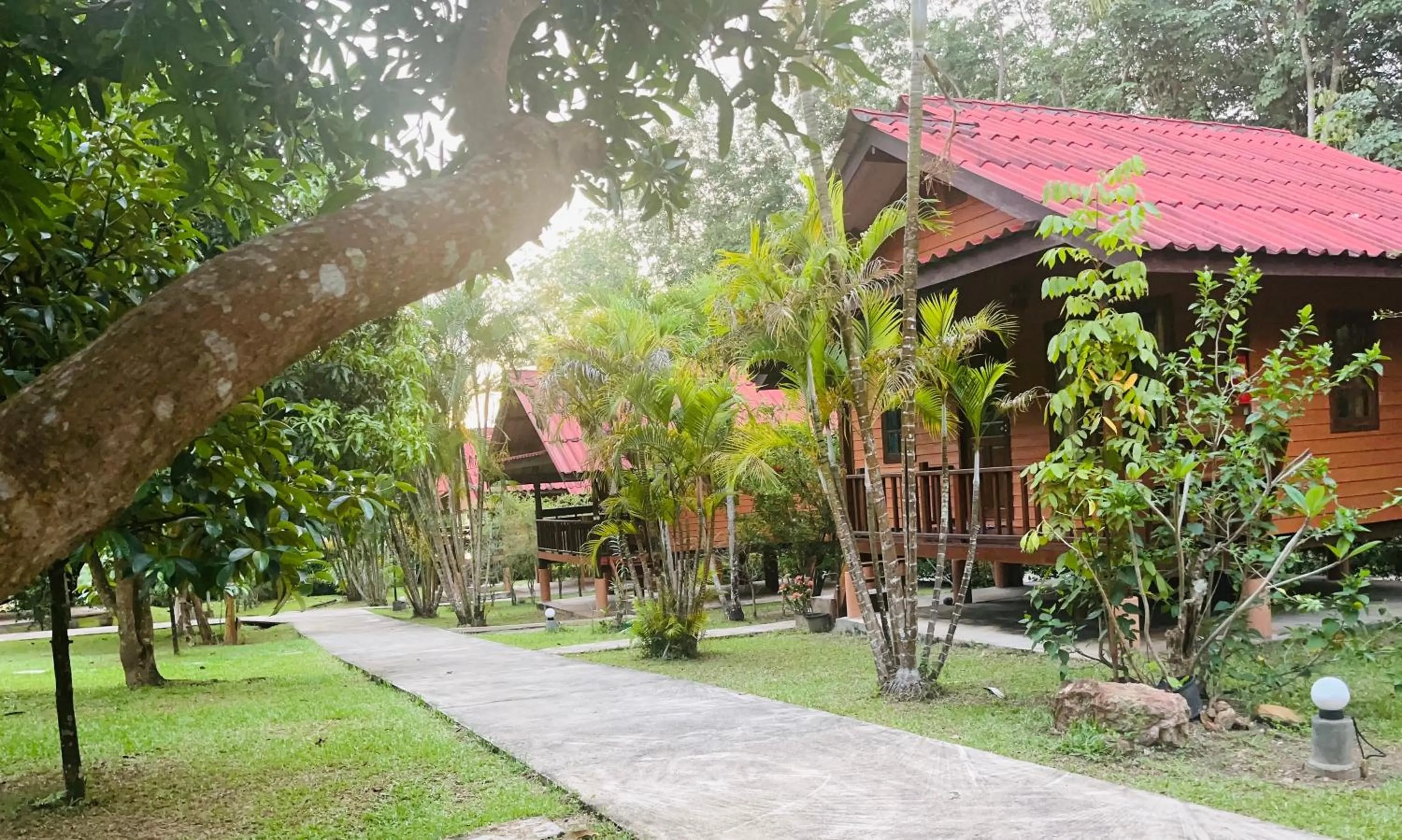 Street view in Najjamee Bungalows