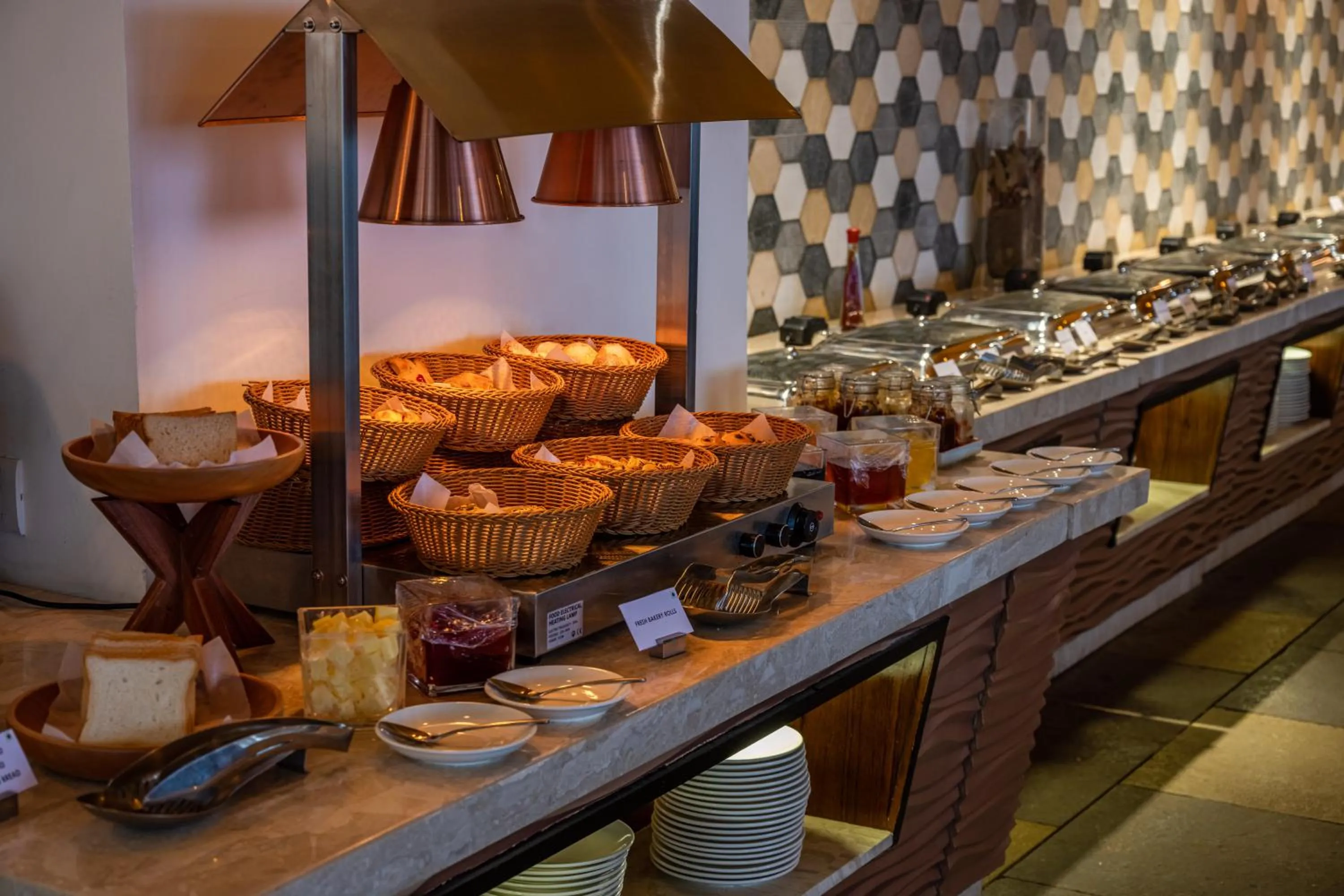 Breakfast in Silver Waves Resort & Spa - Daman