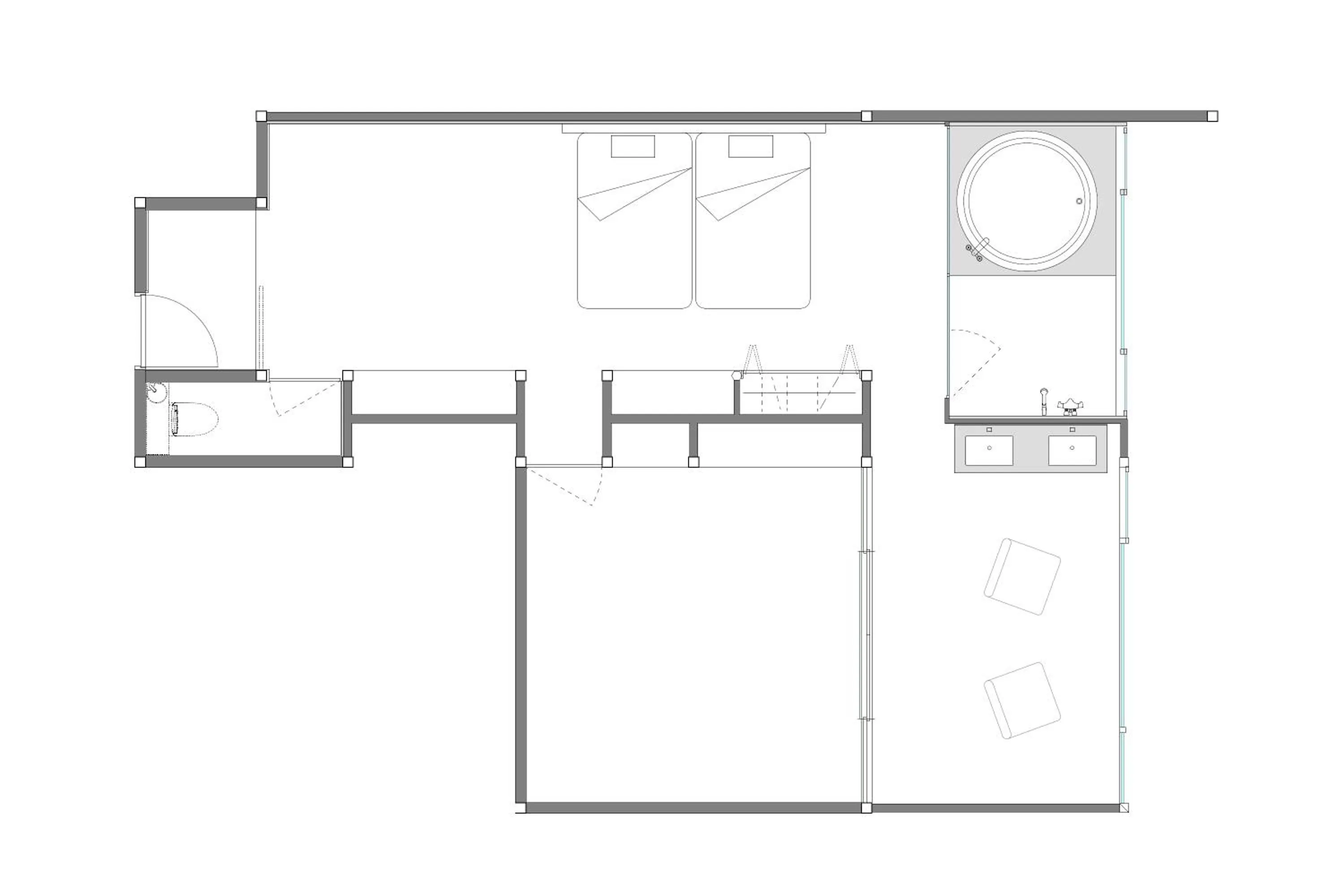 Photo of the whole room in Koyasan Sanadabo Rengejoin