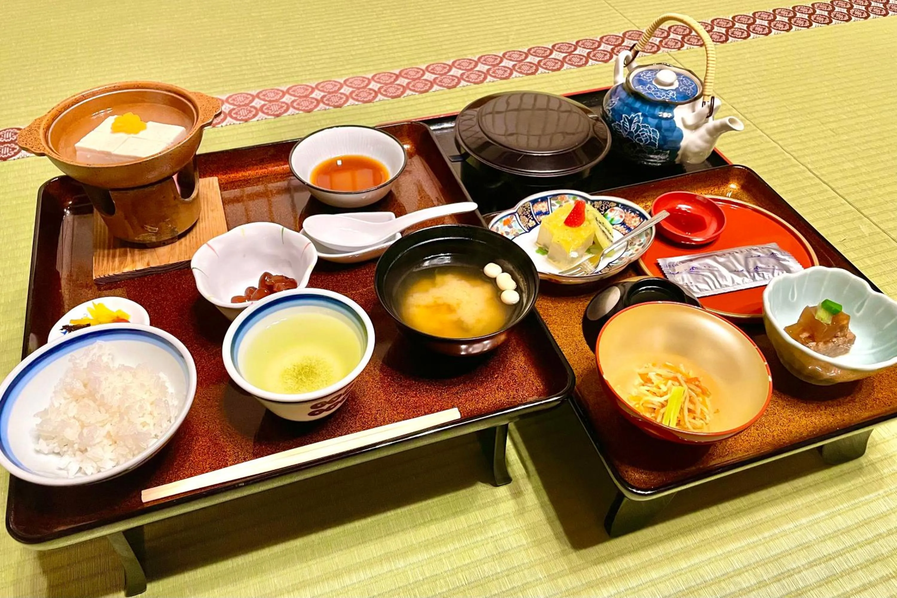 Asian breakfast in Koyasan Sanadabo Rengejoin