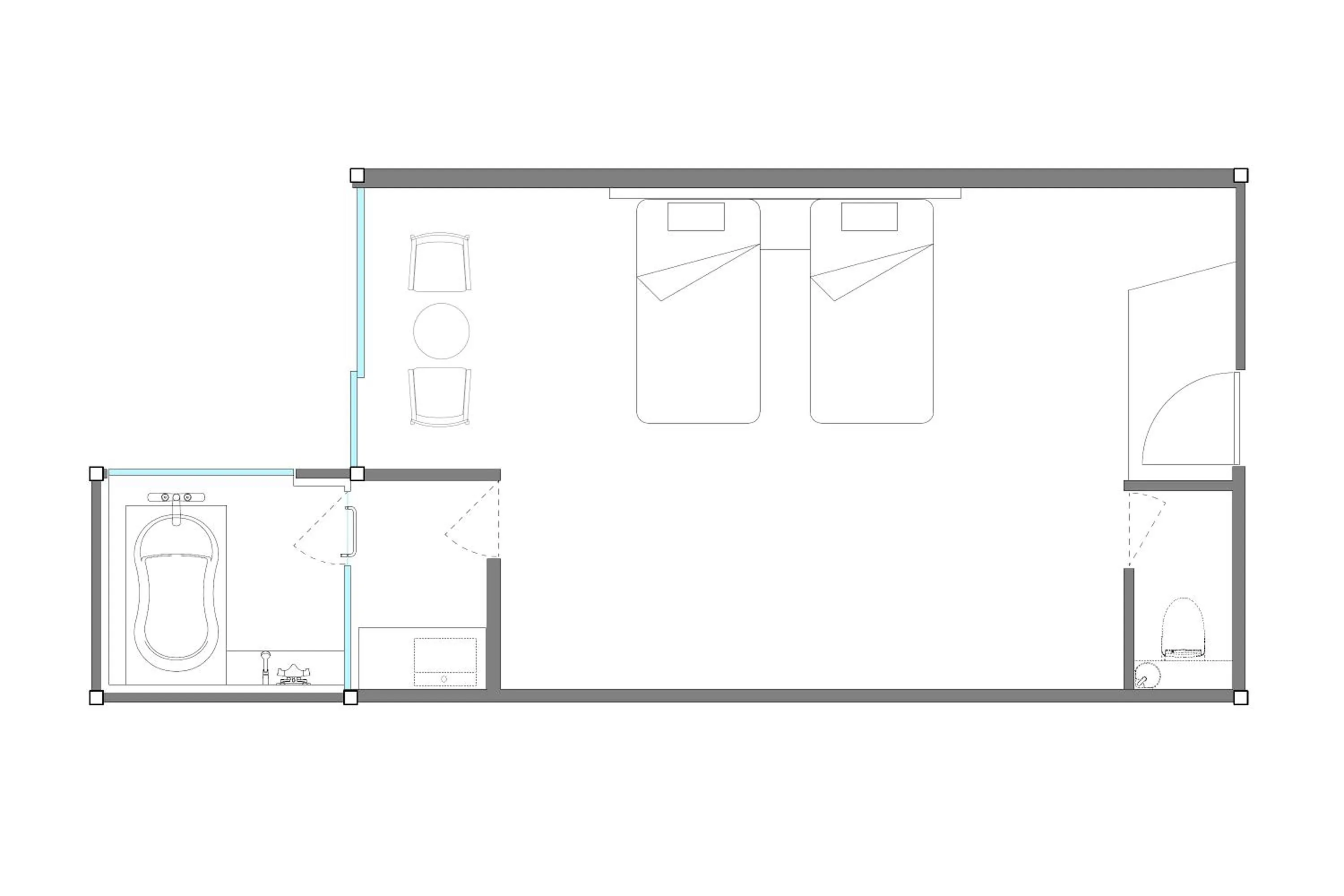 Photo of the whole room in Koyasan Sanadabo Rengejoin