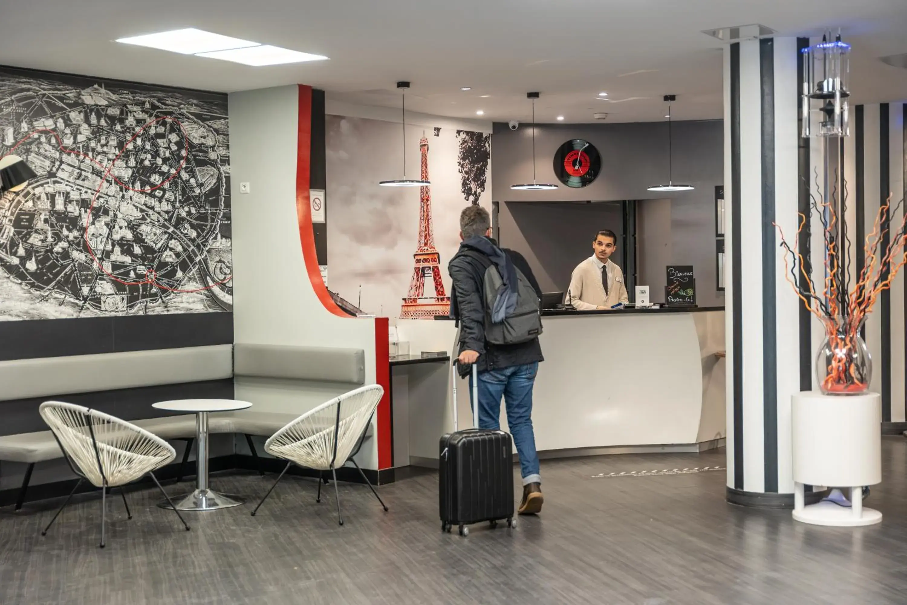 Lobby or reception in Hotel Inn Design Paris Place d’Italie (ex Timhotel)