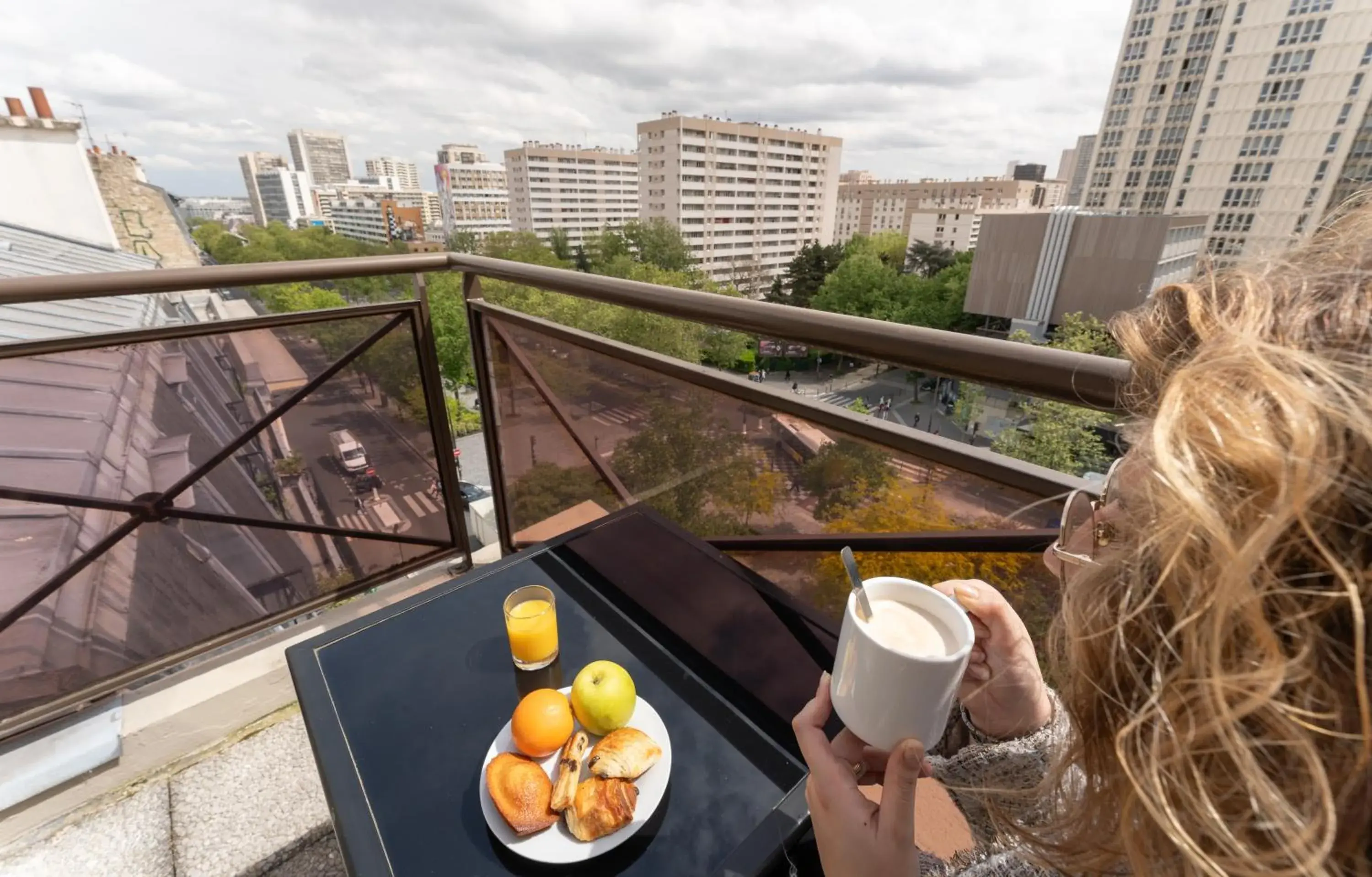 Balcony/Terrace in Hotel Inn Design Paris Place d’Italie (ex Timhotel)