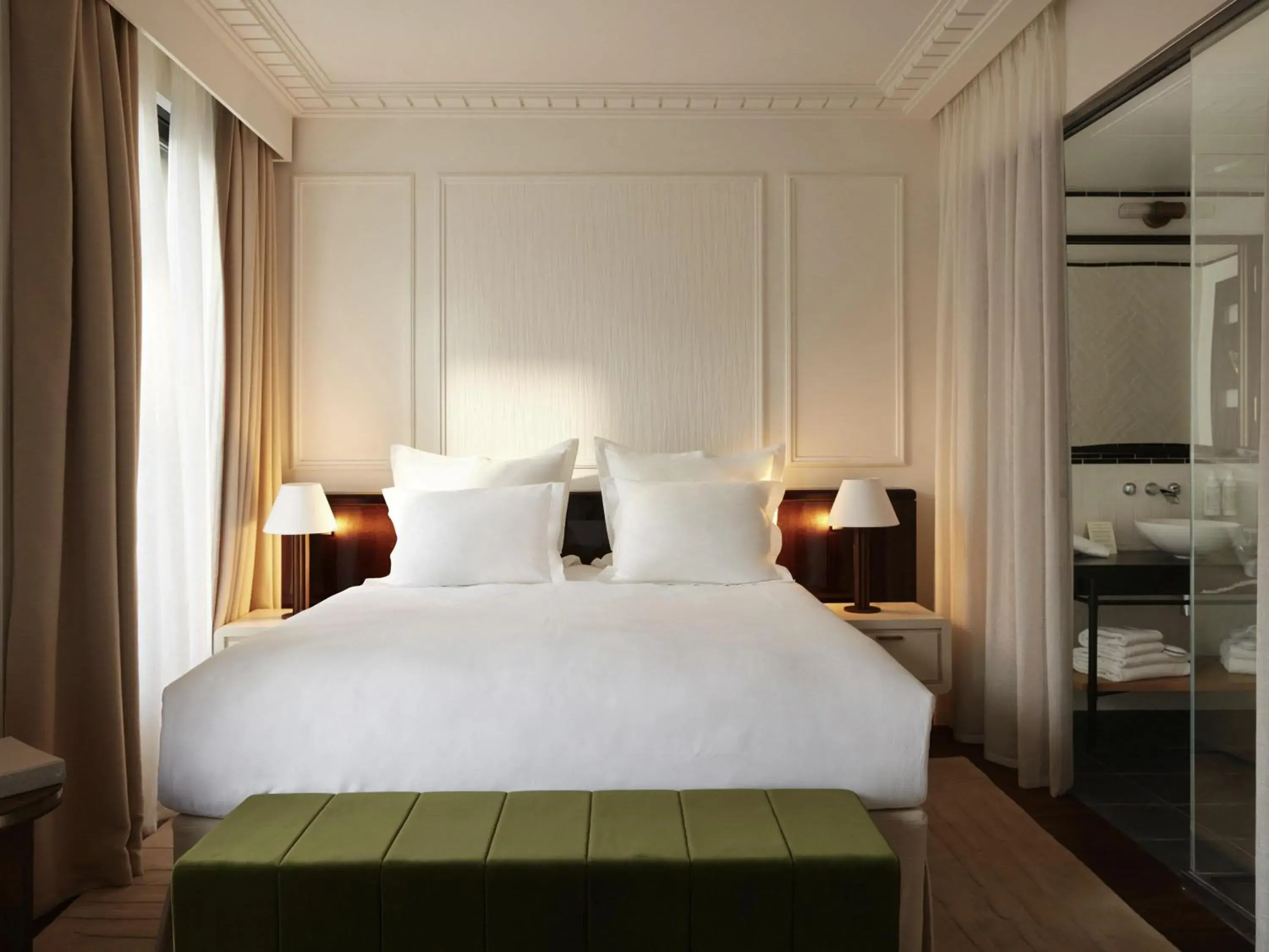 Bedroom, Bed in Maison Delano Paris Bedroom, Bed in Maison Delano Paris
