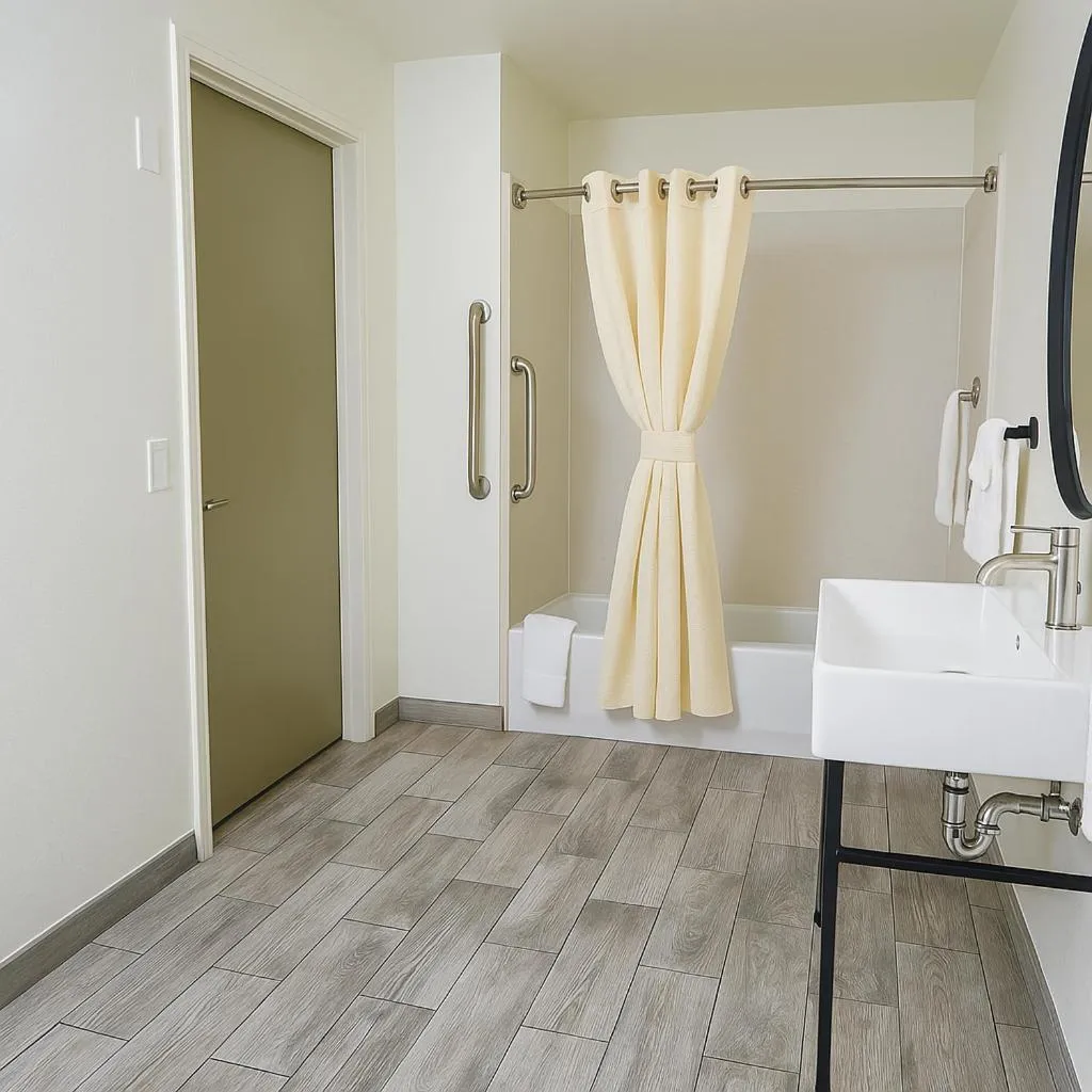 Bathroom in The Woodrose- NEWLY RENOVATED