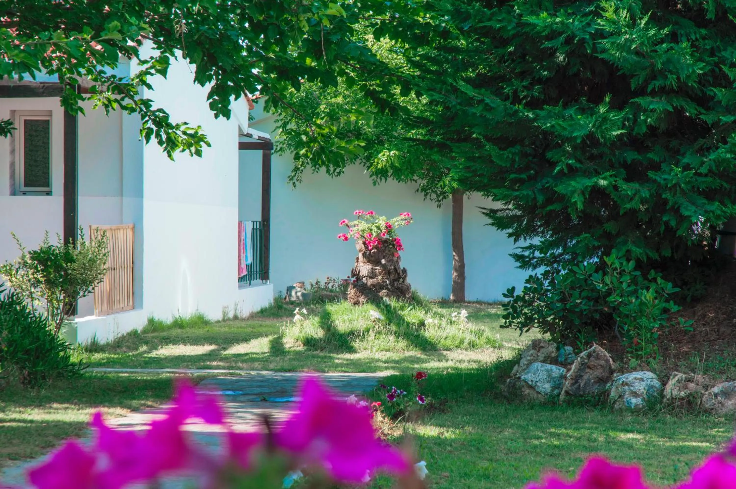 Property building in Coral Blue Beach Hotel Gerakini