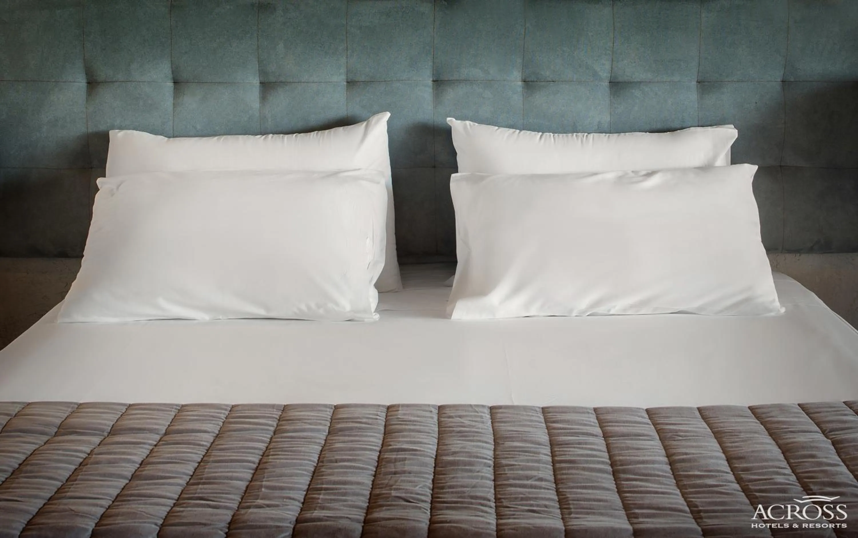 Bed in Coral Blue Beach Hotel Gerakini