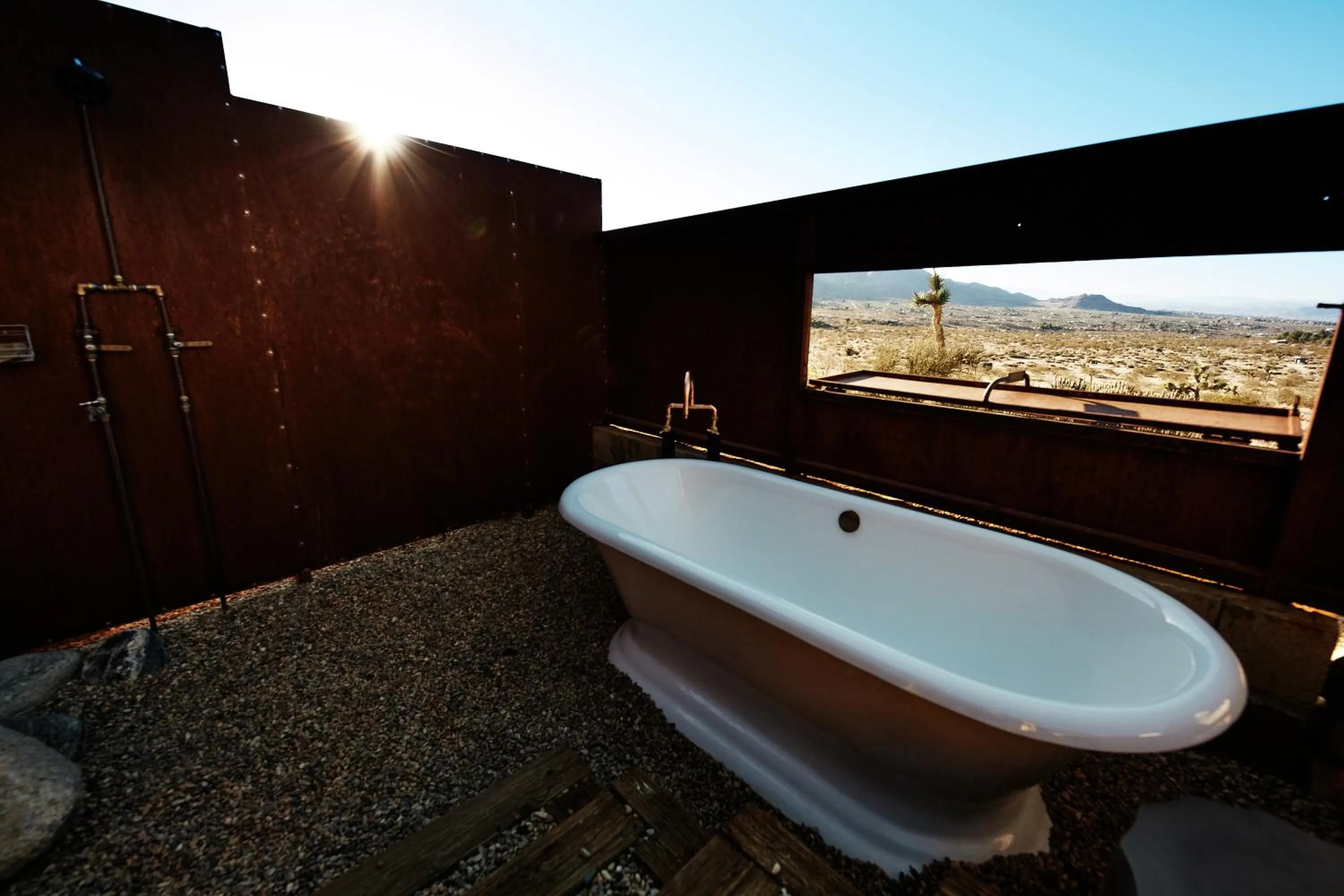 Shower in Sacred Sands