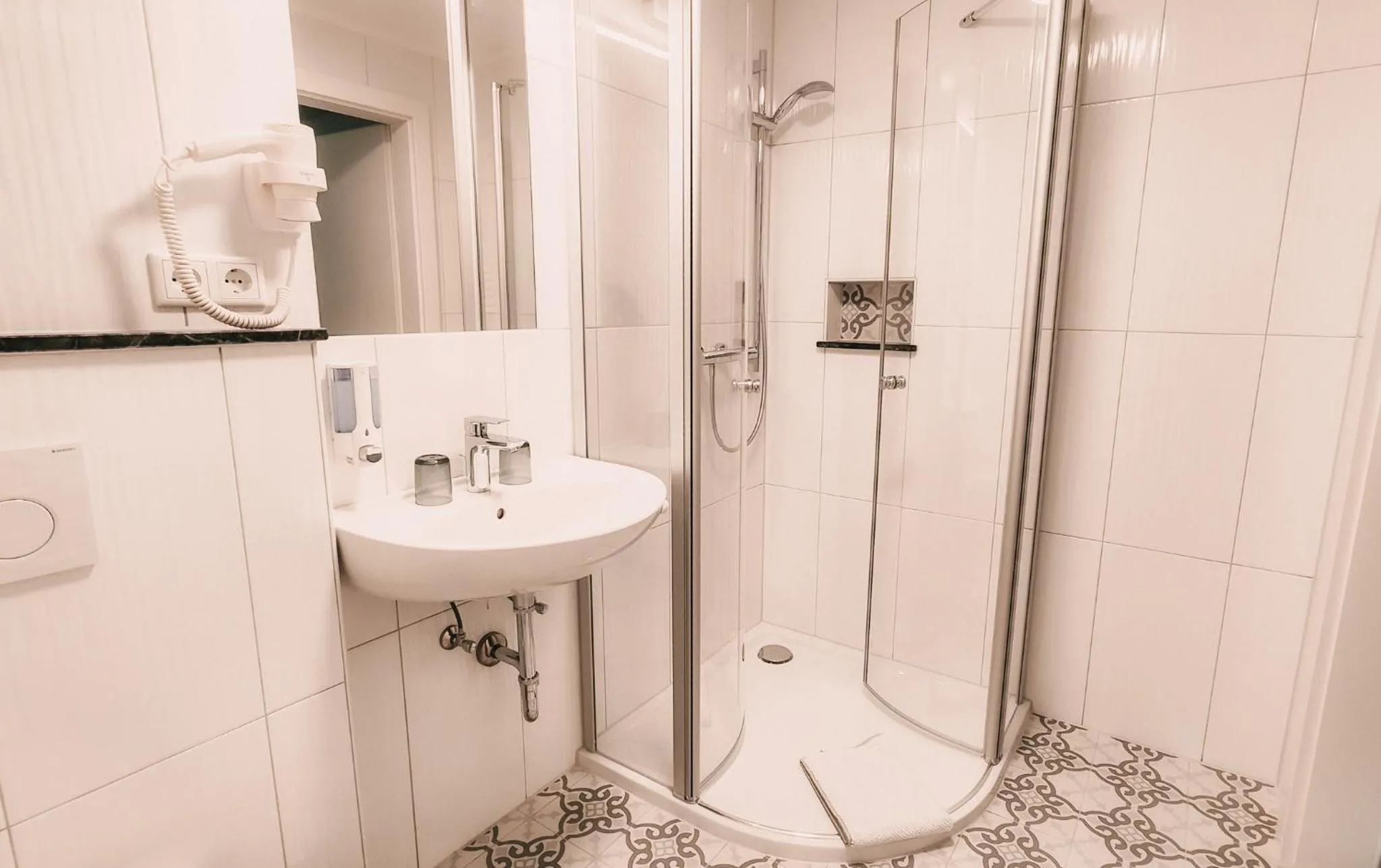 Bathroom in Posers Bergwelt B&B