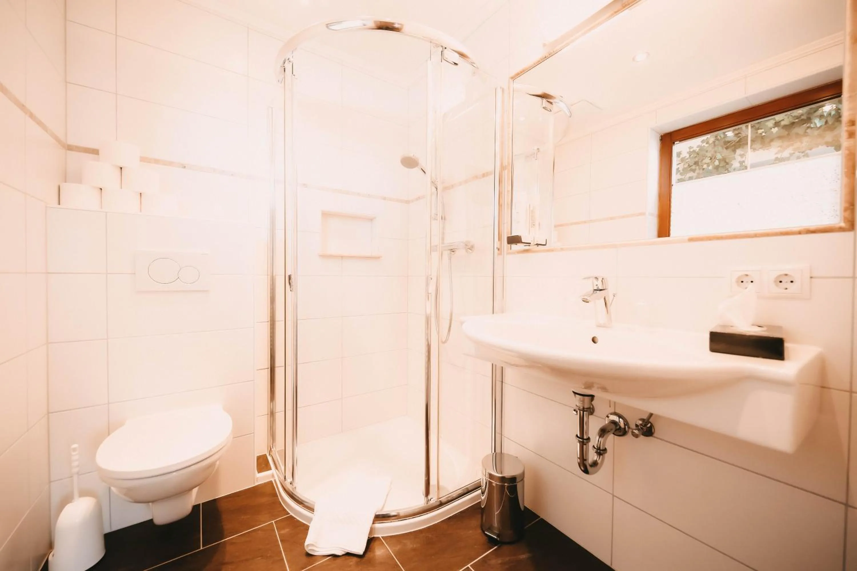 Shower in Posers Bergwelt B&B