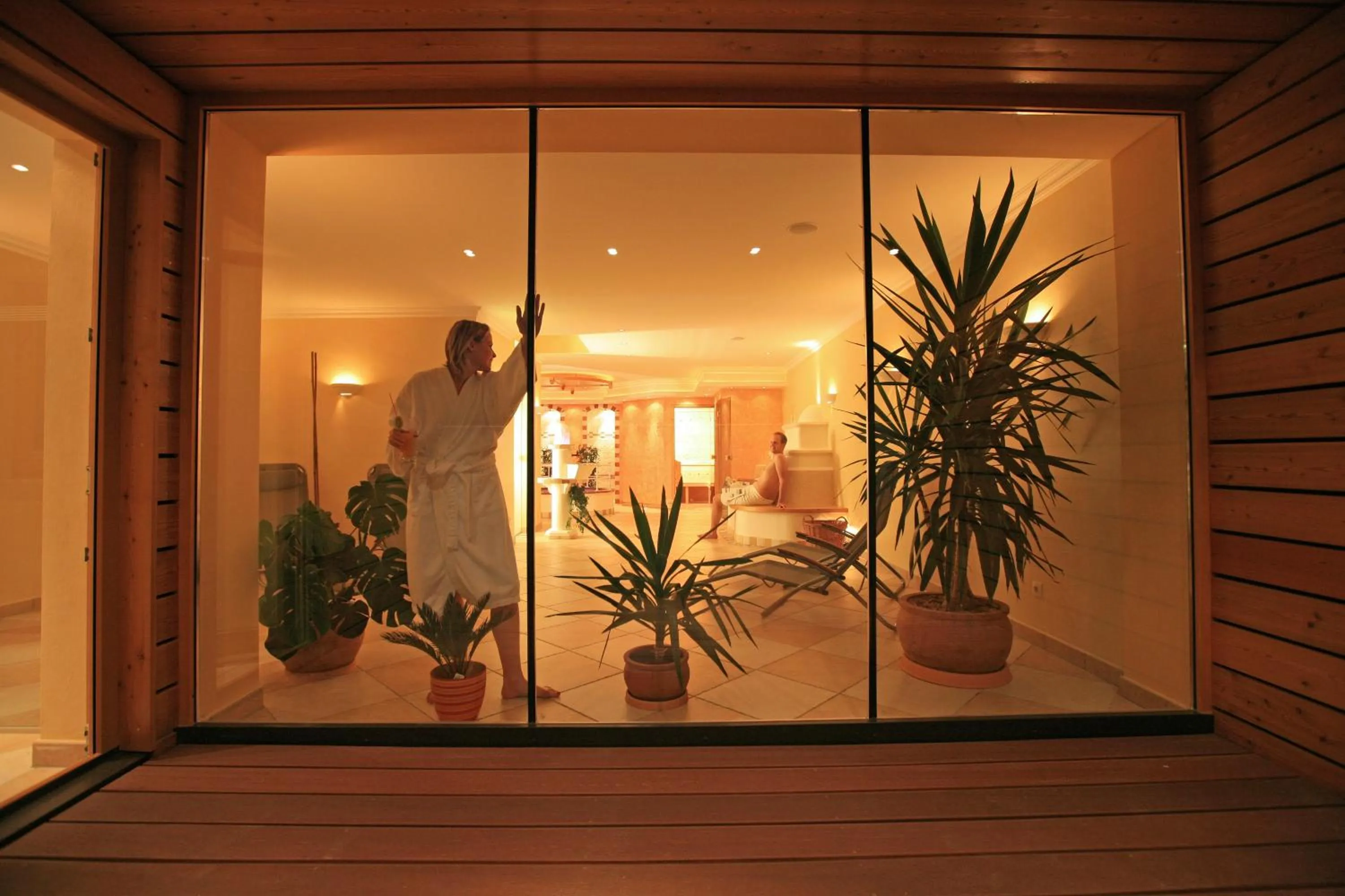 Sauna in Posers Bergwelt B&B