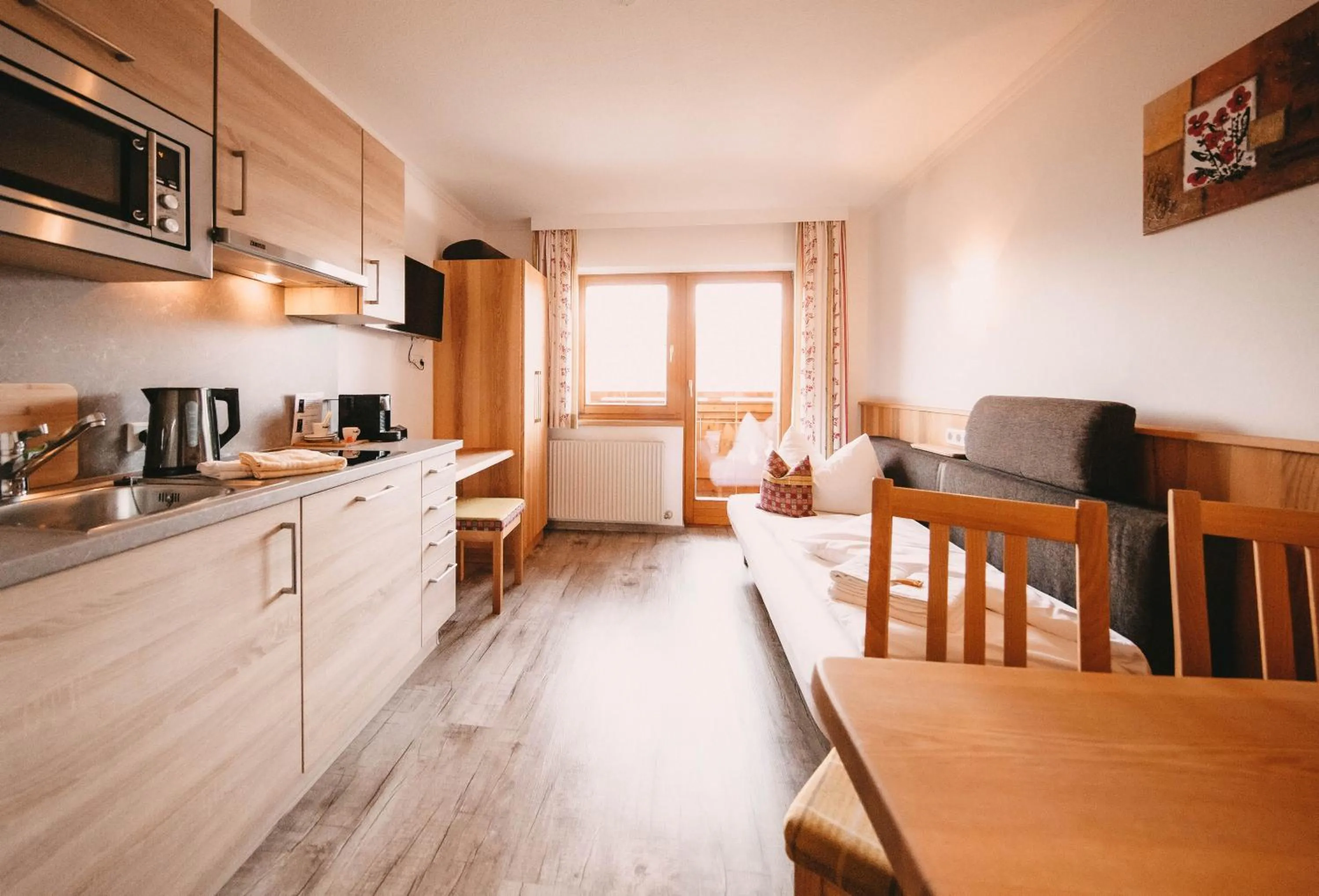 Living room in Posers Bergwelt B&B