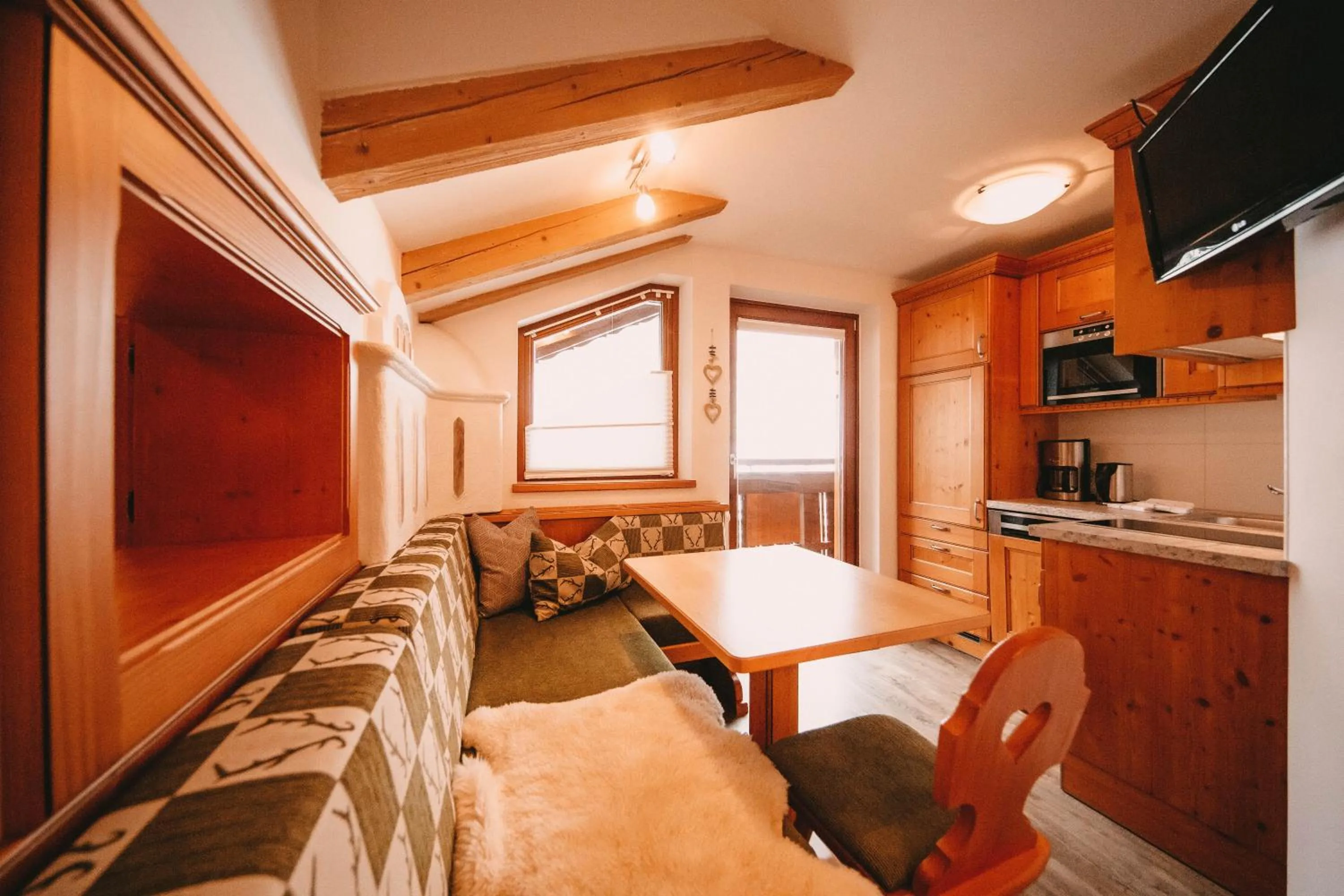 Living room in Posers Bergwelt B&B