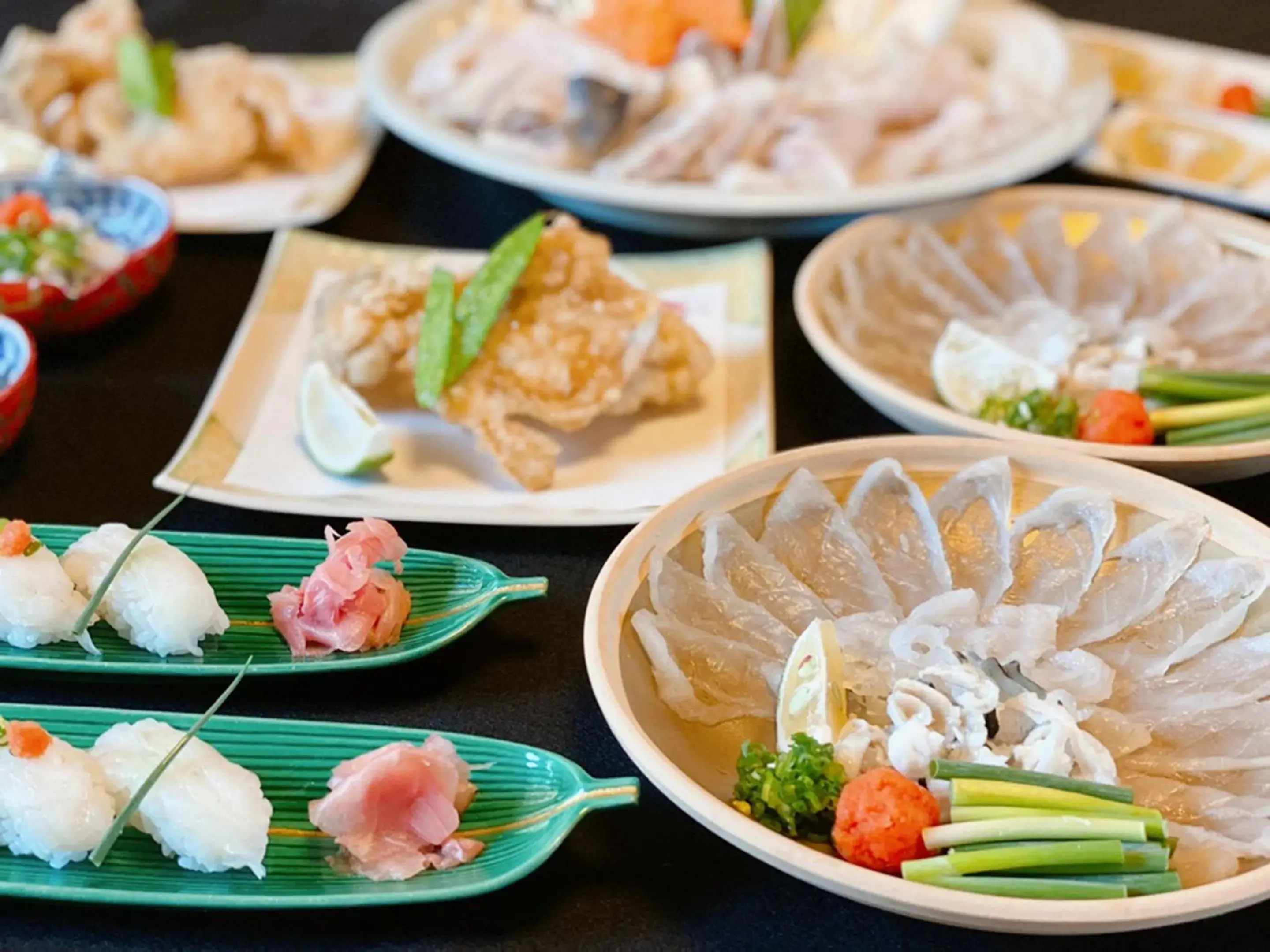 Food in Kappo Ryokan Yumesaki Food in Kappo Ryokan Yumesaki