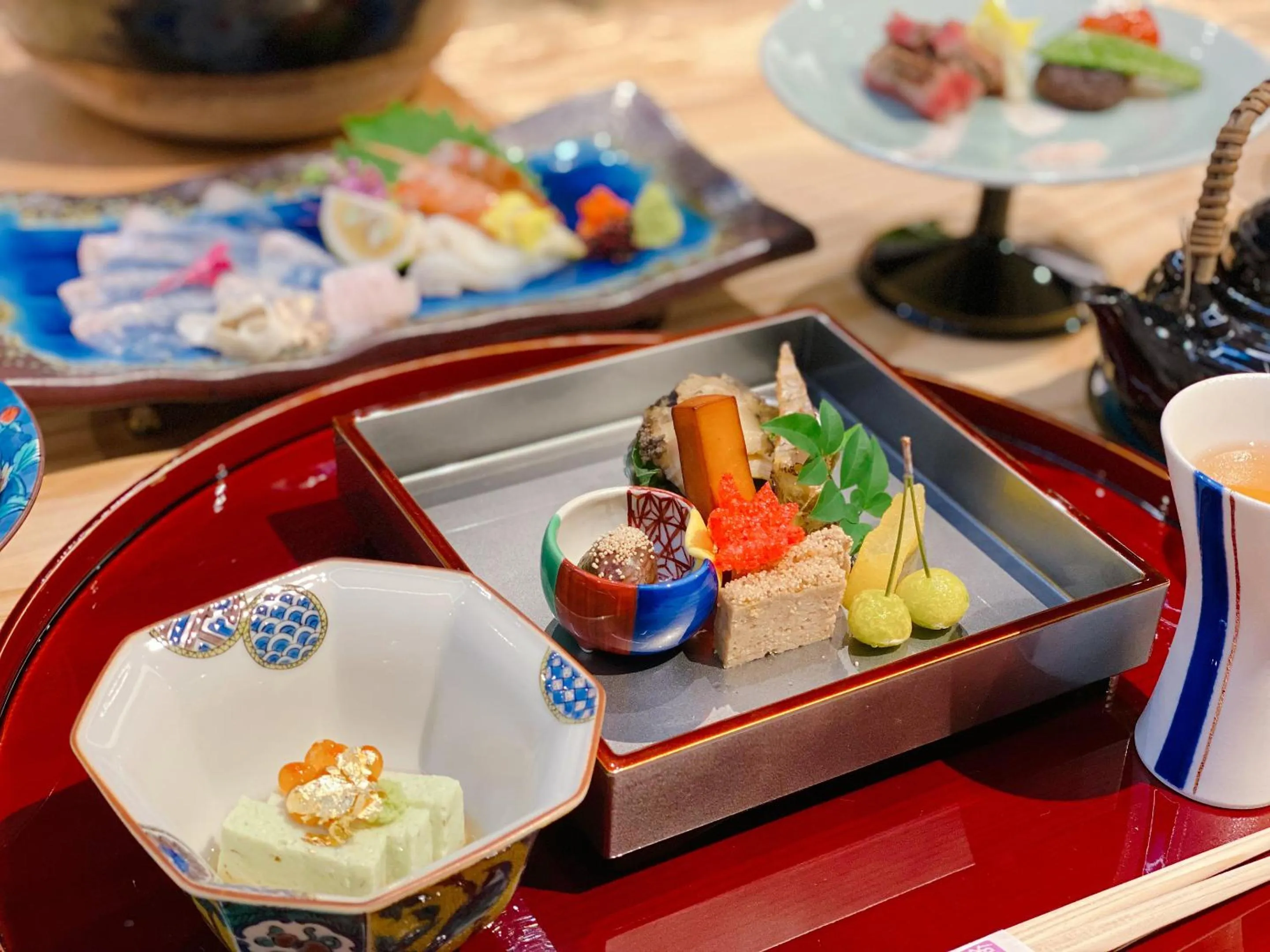 Food in Kappo Ryokan Yumesaki